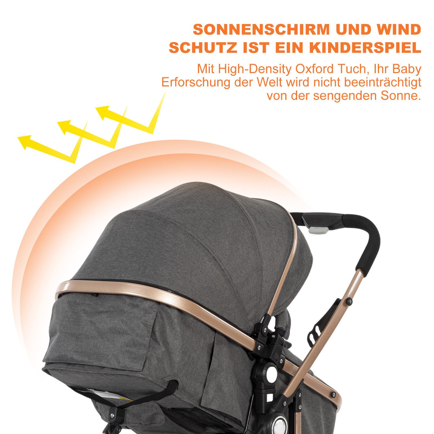 IKIDO combination stroller 2 in 1