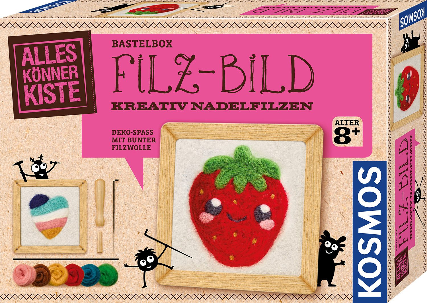 Kosmos Kreativset AllesKönnerKiste - Filz-Bild, Made in Germany