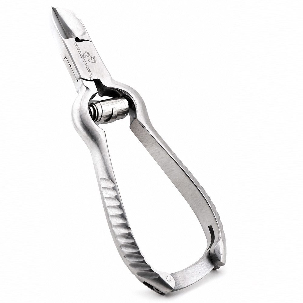 Haryali London Nagelzange Professionelle Nagelzange Edelstahl für eingewachsene & dicke Nägel, Packung, 1-tlg., 14 cm lang mit Schnipsel und hartem Nagelschneider