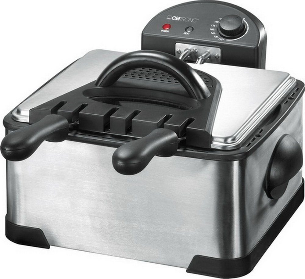 CLATRONIC Fritteuse, 2000 W, Kaltzonentechnik