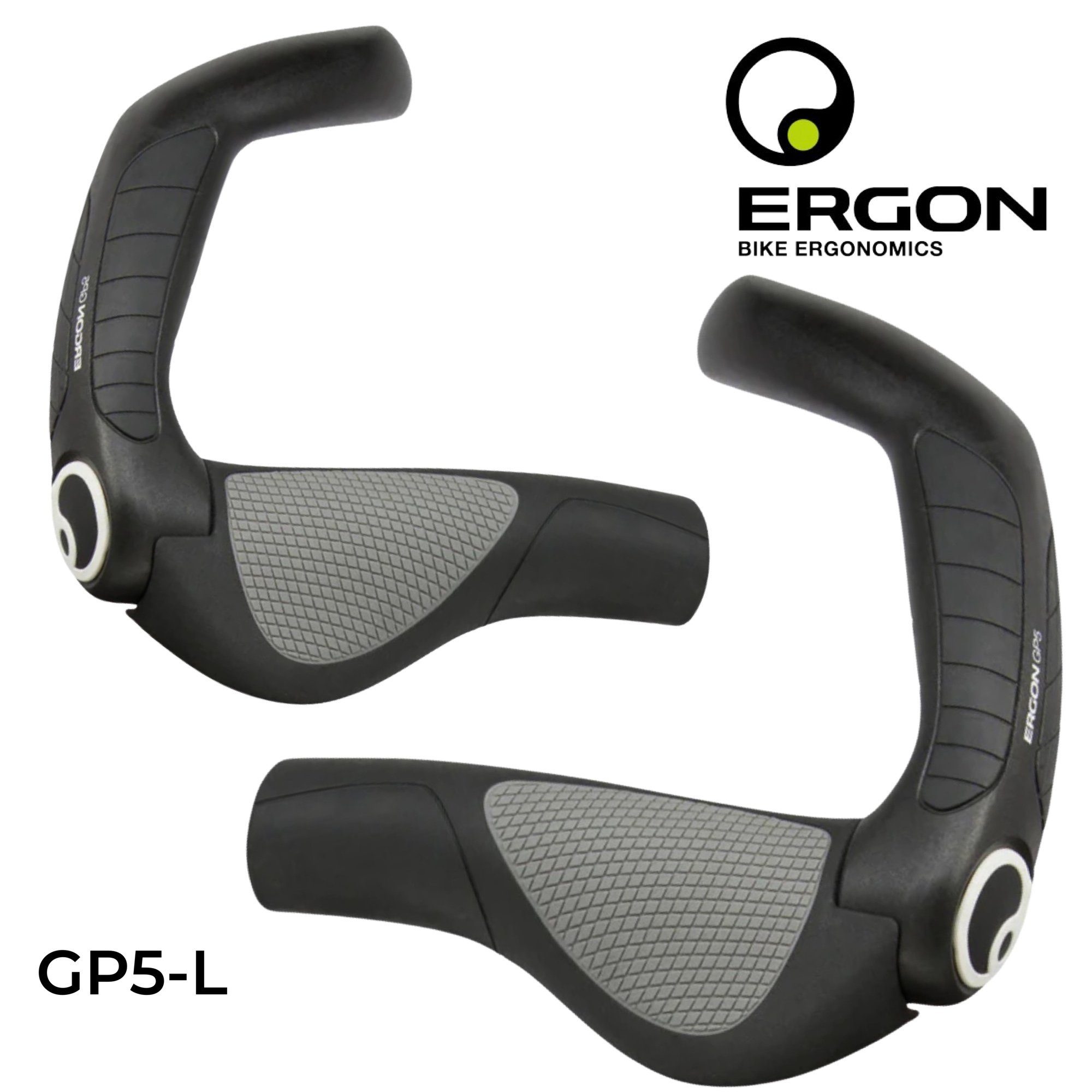 Ergon Fahrradlenker Ergon GP5-L Fahrrad City Tour Ebike komfort Griffe XL Hörnchen