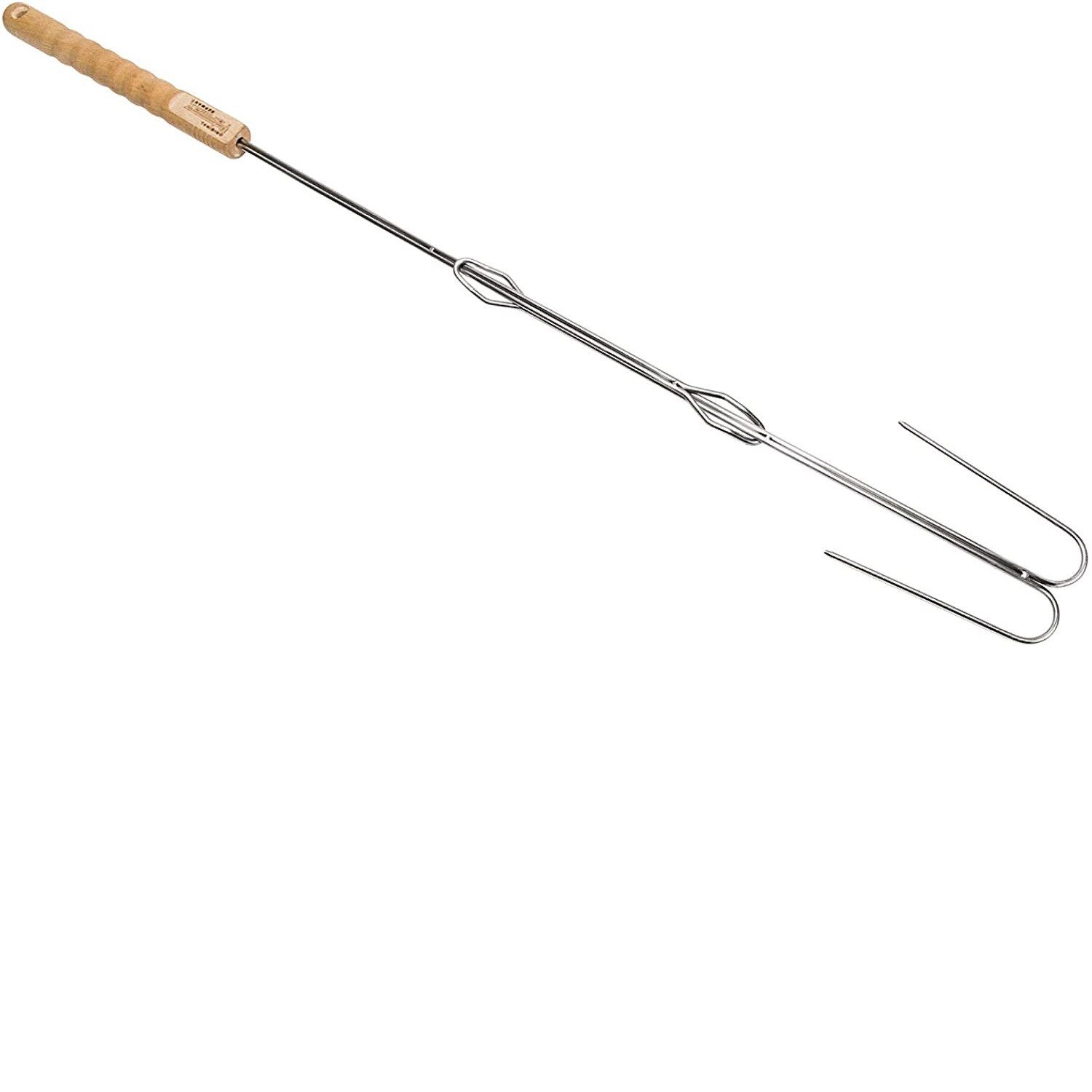 Petromax Grillspieß Petromax Lagerfeuer Spieß ls2 mit Zwei umgebogenen Zinken 2 Stück