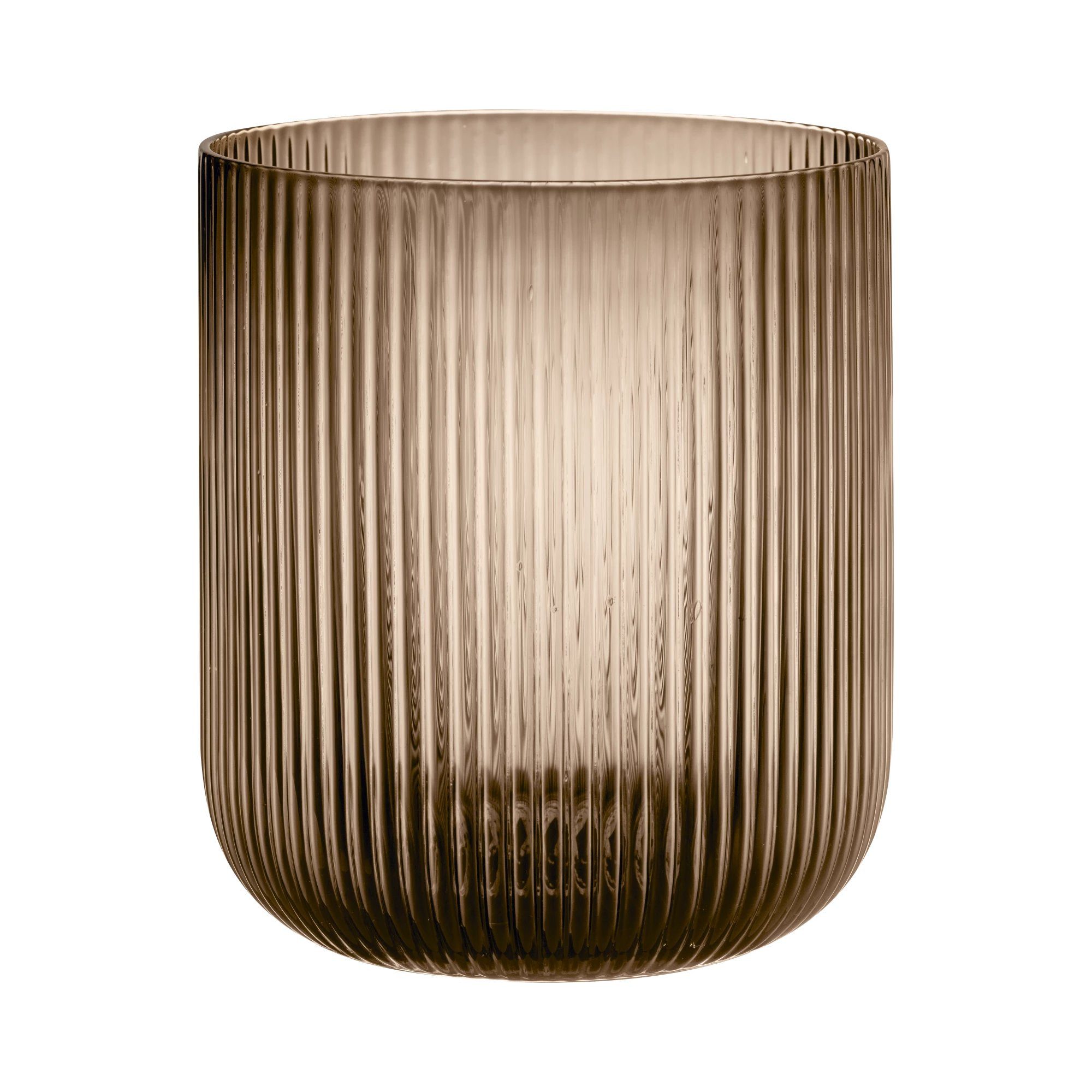 blomus Windlicht -VEN- Mundgeblasenes Windlicht: Zeitloses Design aus gefärbtem Glas, Handgefertigt, Mundgeblasen, Unikat, Modernes Design, Zeitlose Eleganz