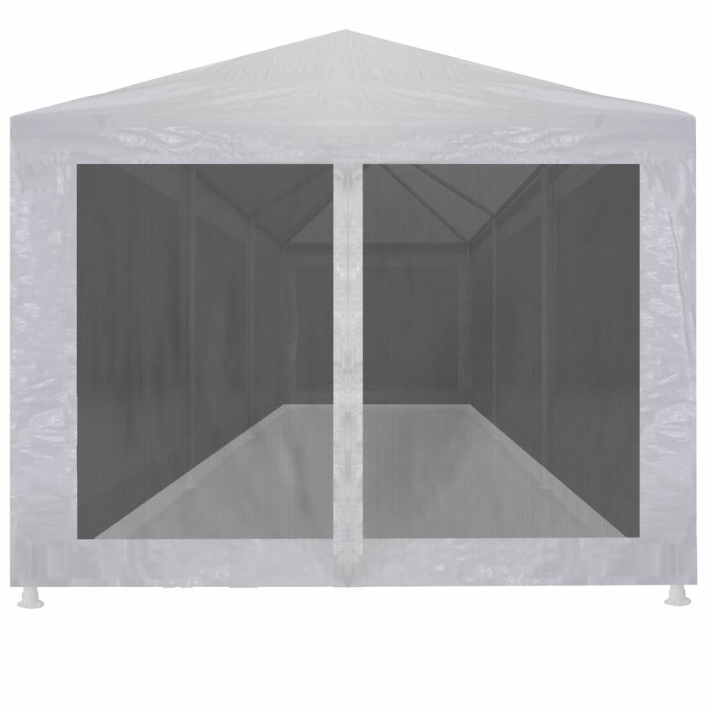 Thumbnail - vidaXL Pavillon Gartenzelt Partyzelt mit 8 Mesh-Seitenwänden 9 x 3 m Garten