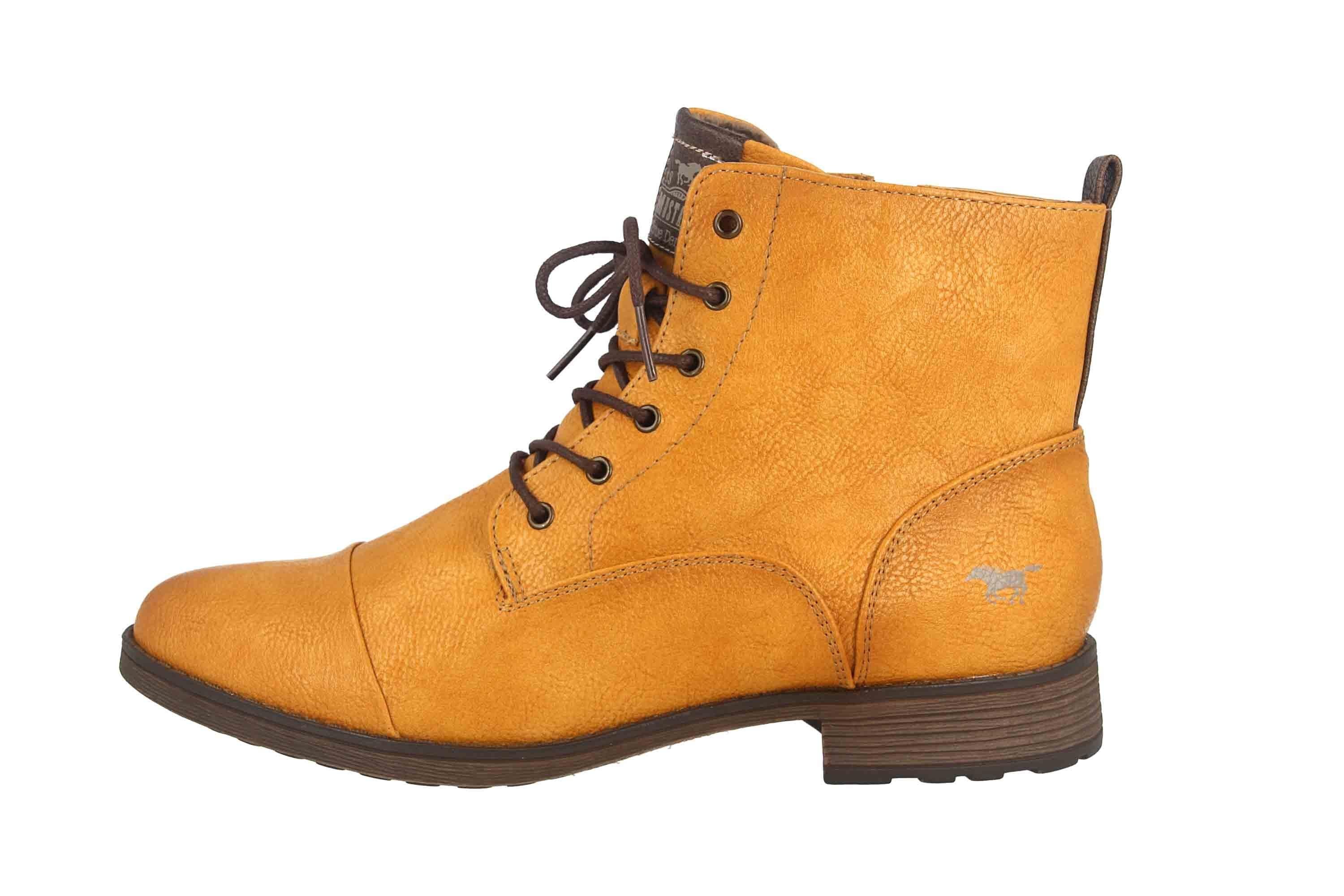 MUSTANG Herren Stiefel Schnürboots – Mit Reißverschluss, Profilierter Sohle & Warmer Innenausstattung