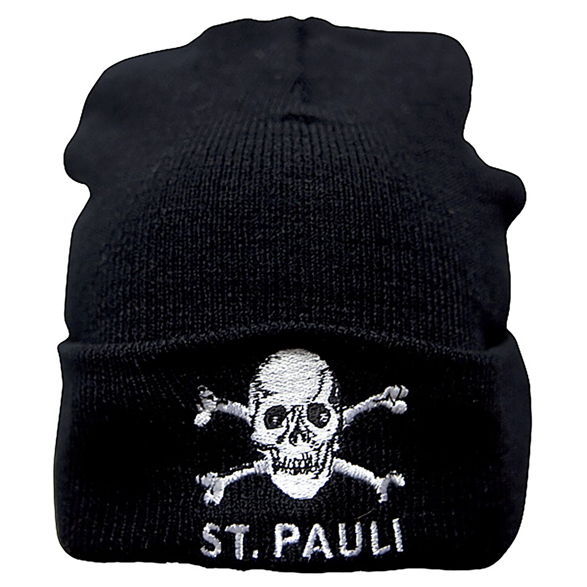 FC St. Pauli Strickmütze Totenkopf (Schwarz)