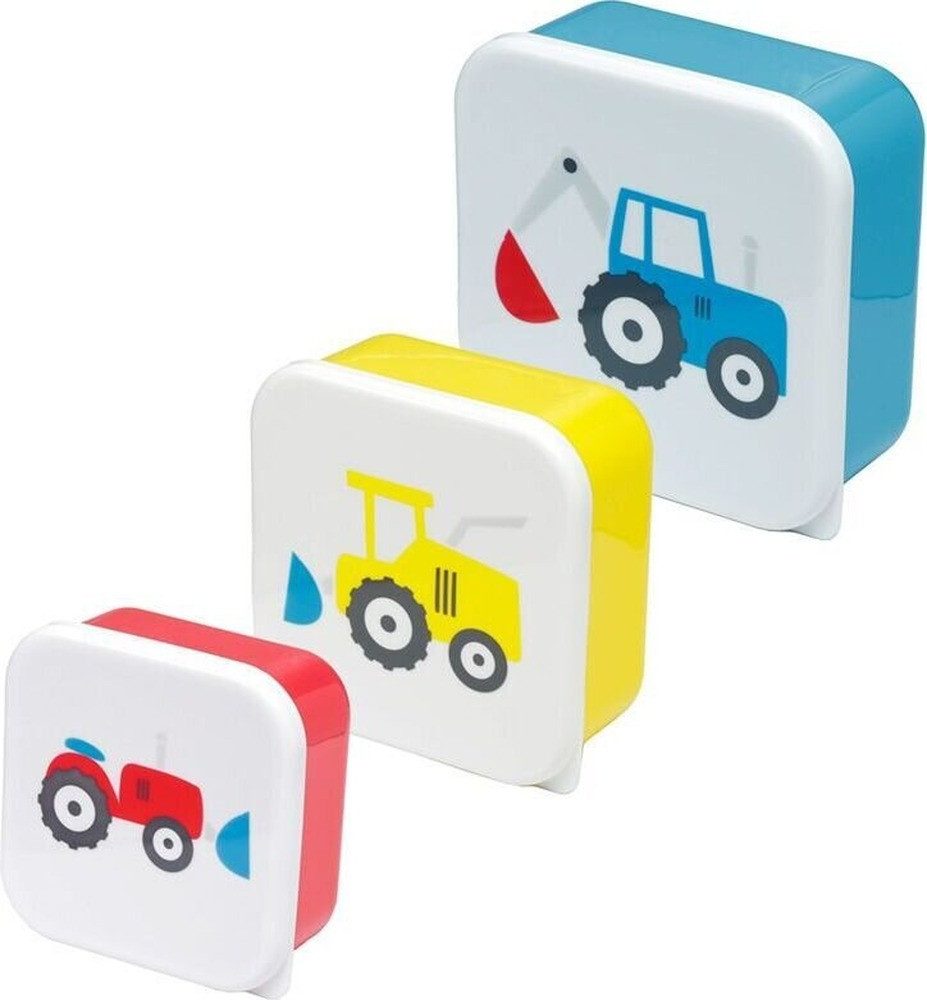 Puckator Lunchbox PUCKATOR Little Tractors Lunchboxen Brotdosen 3er Set M/L/XL