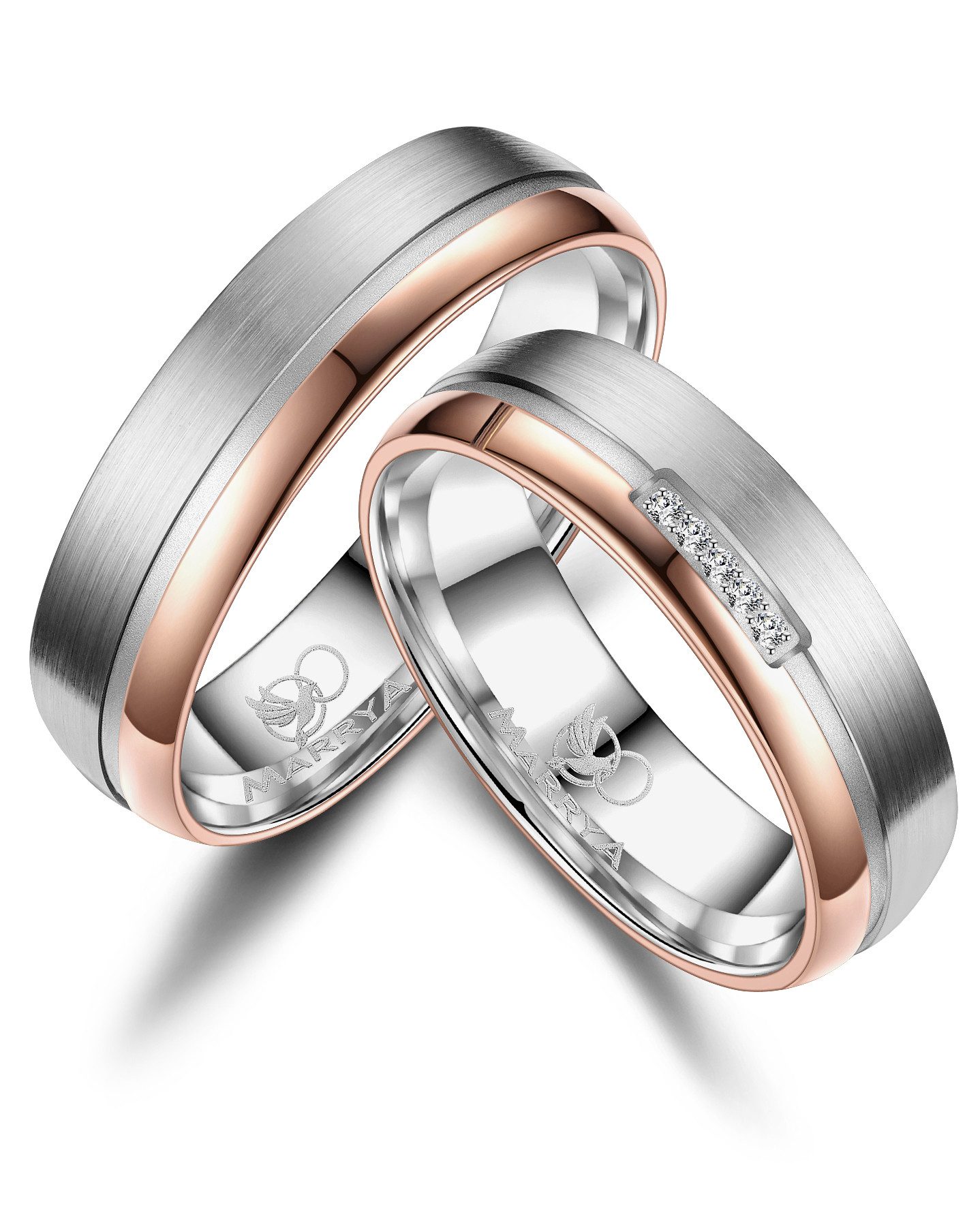 MARRYA Partnerring Titan Ringe Trauringe Eheringe Partnerringe