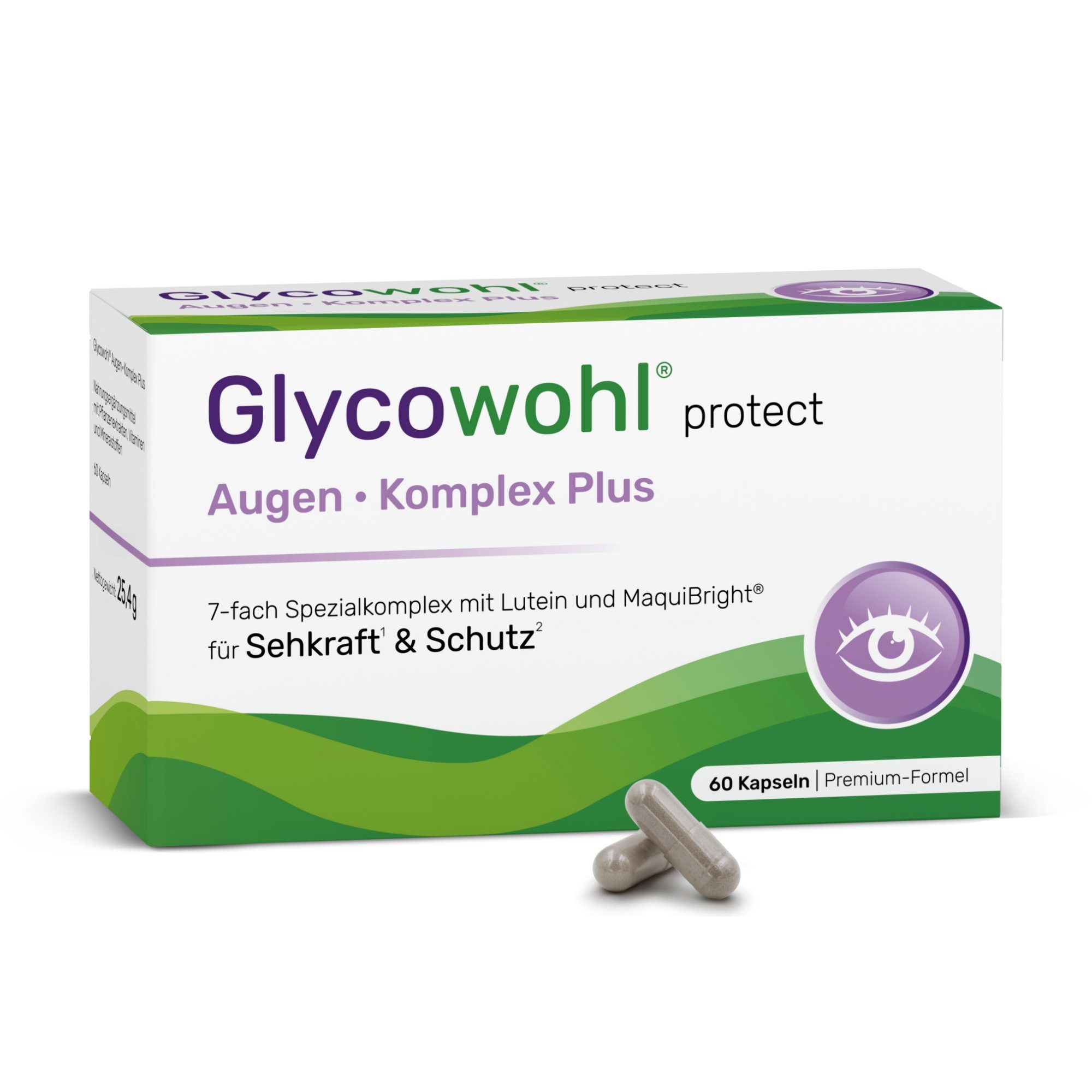 Glycowohl® Augenkomplex mit Lutein & Vitamin A + E Kapseln, 25.4 g 0.0 ml
