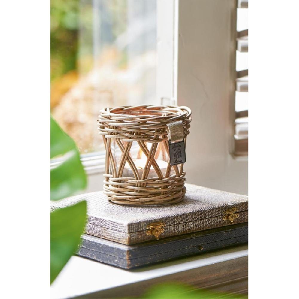 Rivièra Maison Dekoobjekt Teelichthalter Rustic Rattan günstig online kaufen