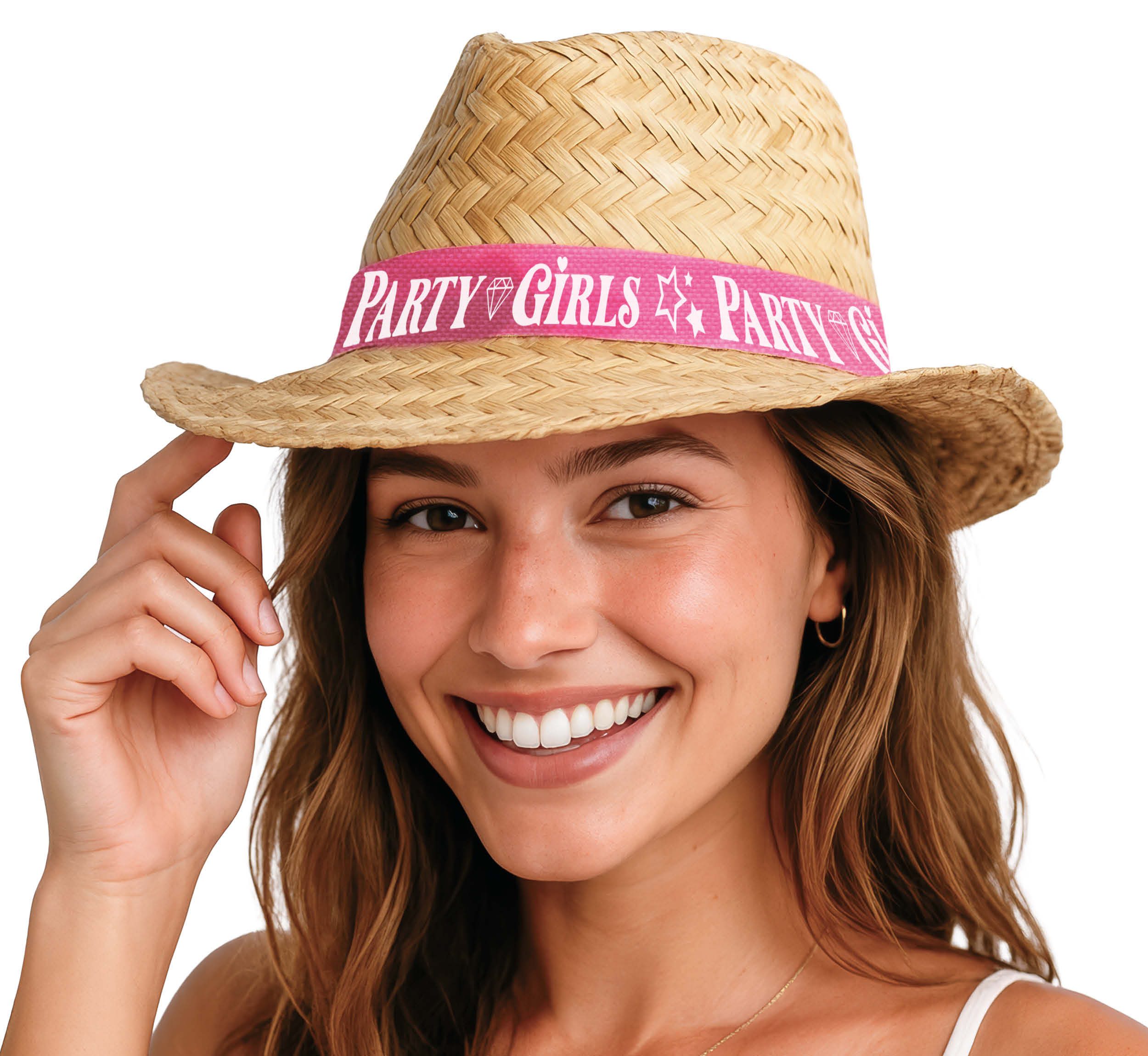 Fiestas Guirca Kostüm, Party Highlight Strohhut Feier Abende Mottoparty Spaß Accessoire Summ