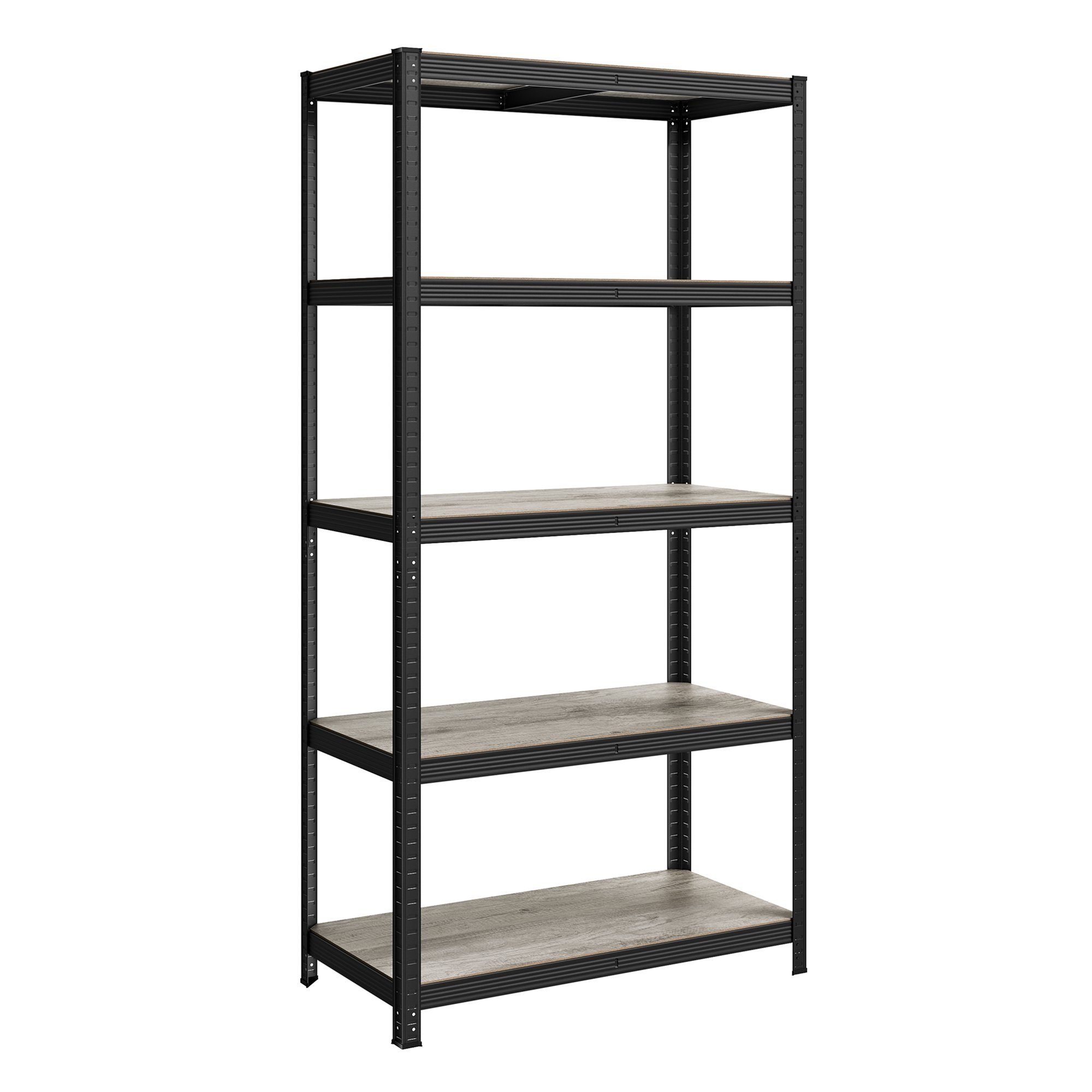 SONGMICS Standregal Küchenregale, 1-tlg., Lagerregal, 5 Ablagen, verstellbar, 50 x 100 x 200 cm