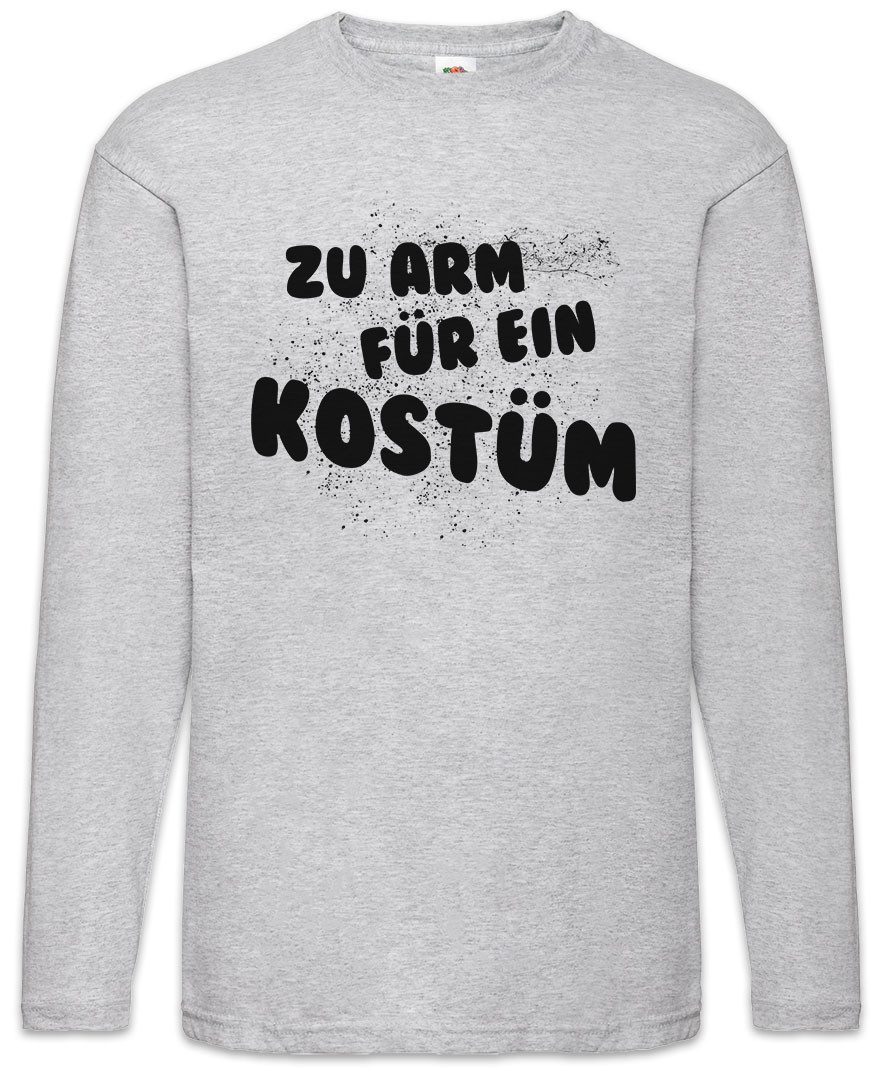 Langarmshirt Zu Arm Für Ein Kostüm Langarm T-Shirt Bettler Verkleidung Fastnacht