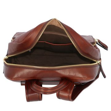 THE BRIDGE Laptoprucksack Firenze, Leder