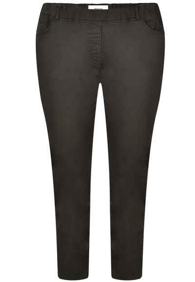 elanza Regular-fit-Jeans Comfort 7/8 - 20/black (1-tlg)