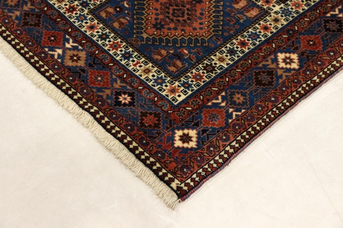 Orientteppich Yalameh Trading, 12 mm / Höhe: 199x239 Orientteppich rechteckig, Handgeknüpfter Nain Perserteppich,