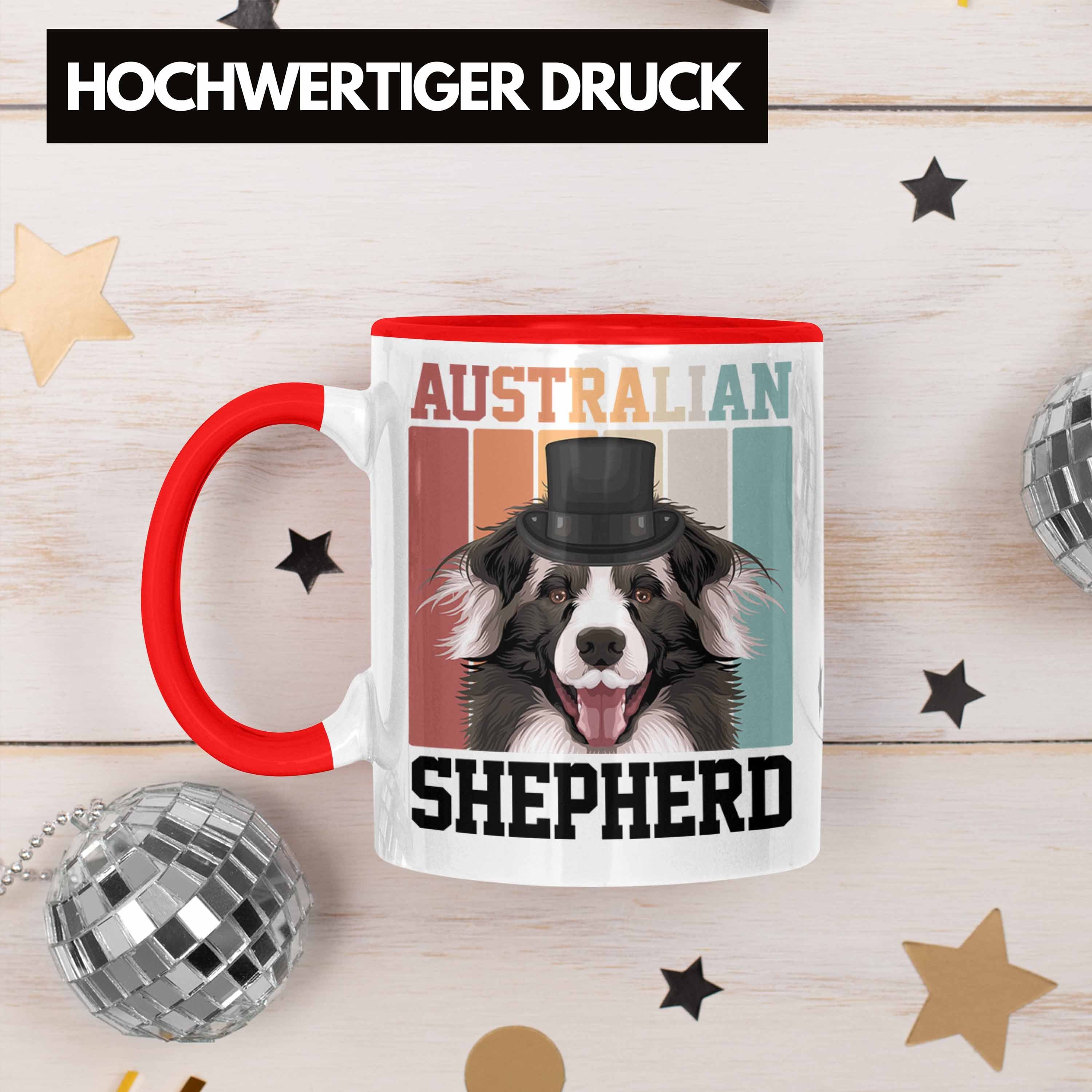 Geschenk Geschenkid Tasse Australian Trendation Besitzer Rot Tasse Spruch Lustiger Shepherd