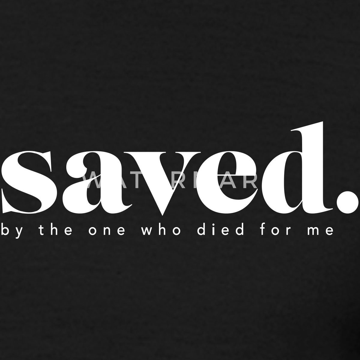 Spreadshirt T-Shirt Saved By Jesus Gott Religion Christus Christ Männer T-Shirt (1-tlg)