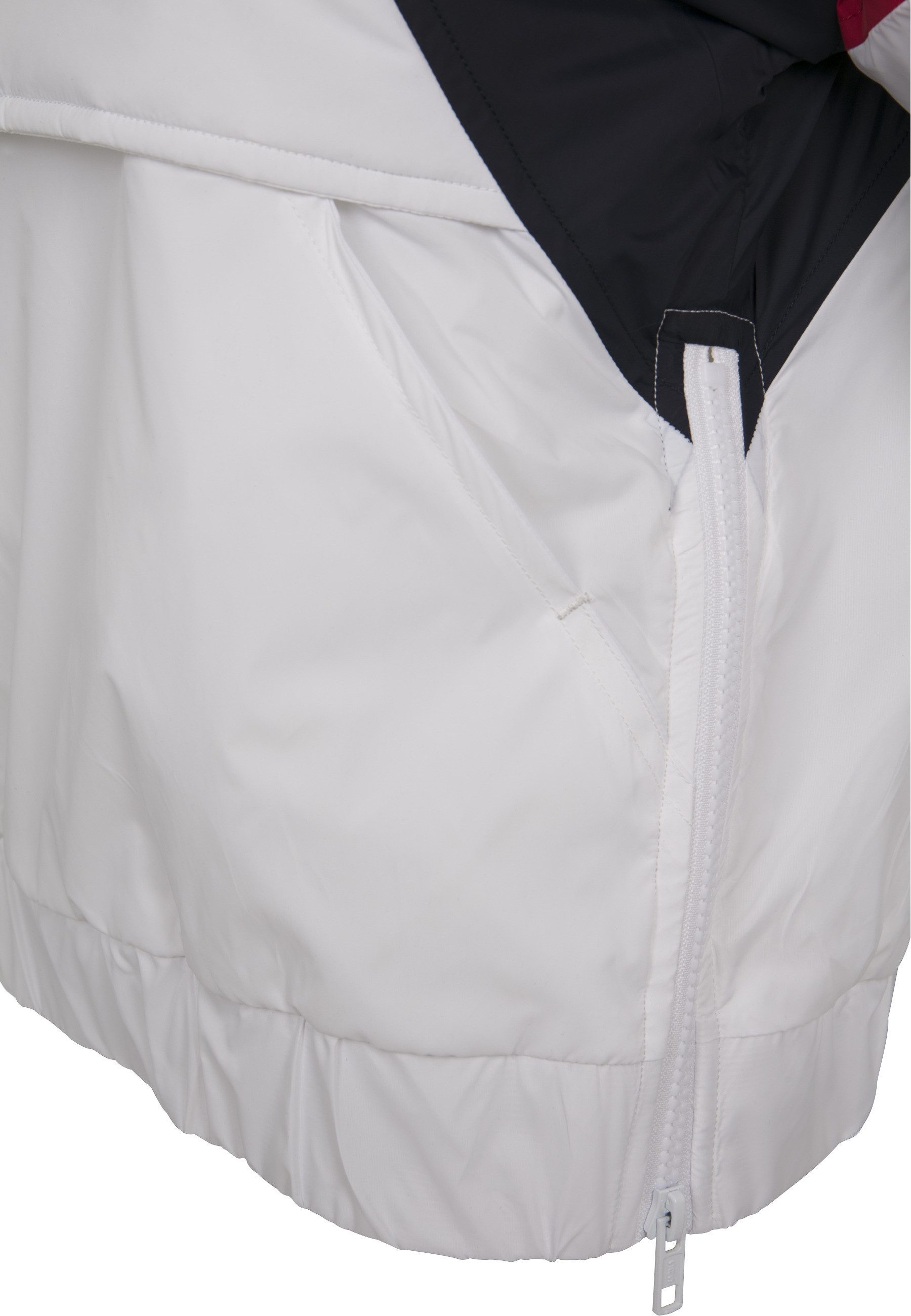 URBAN CLASSICS Allwetterjacke Urban Classics Damen Ladies 3-Tone Padded Pull Over Jacket (1-St)