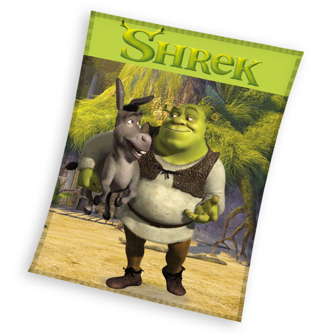 Kinderdecke Shrek Fleece Decke Kinderdecke 130 x 160 cm, DreamWorks