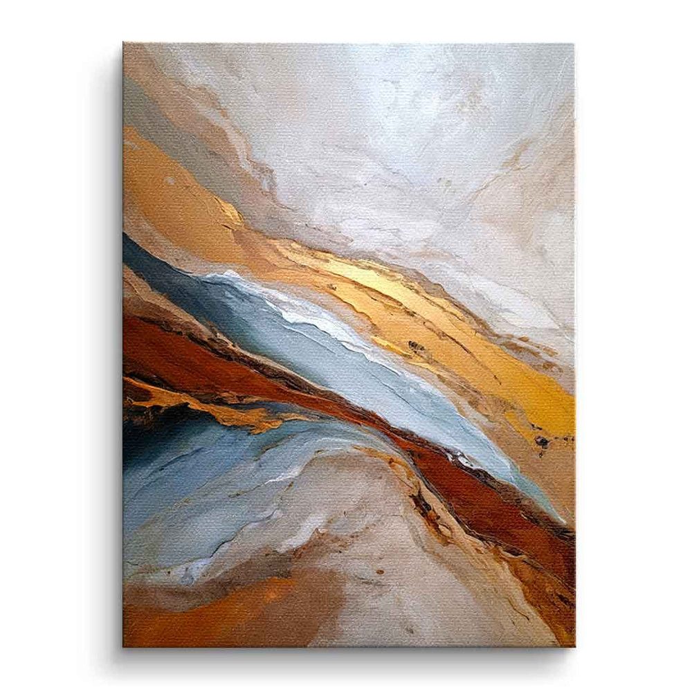 DOTCOMCANVAS® Leinwandbild Luminous Drift, Leinwandbild luminous drift abstrakt Kunstdruck Wandbild