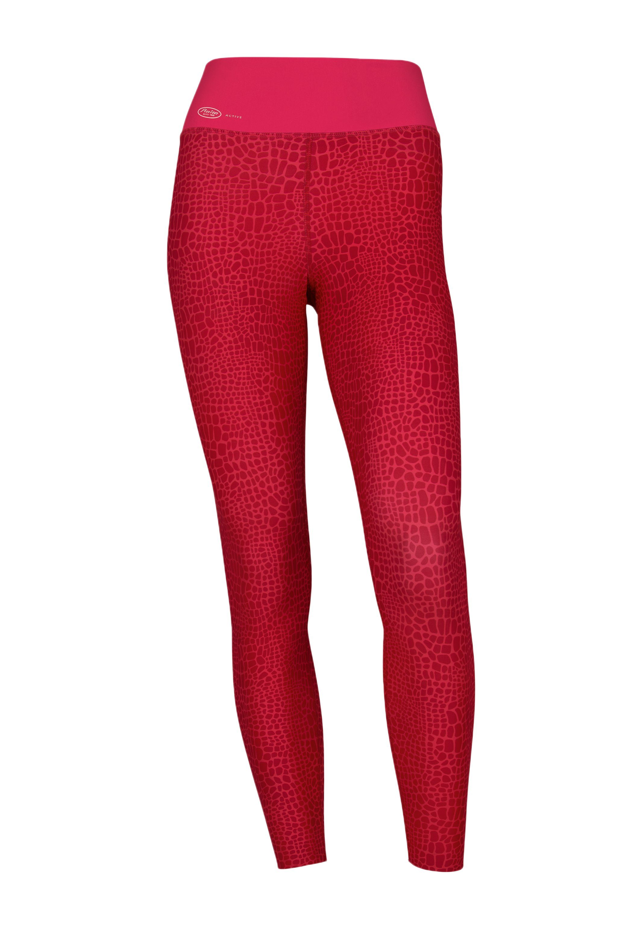 Massage Sport-Hose red Sporthose Atmungsaktiv Anita - Effekt Tights (1-tlg) orinoco