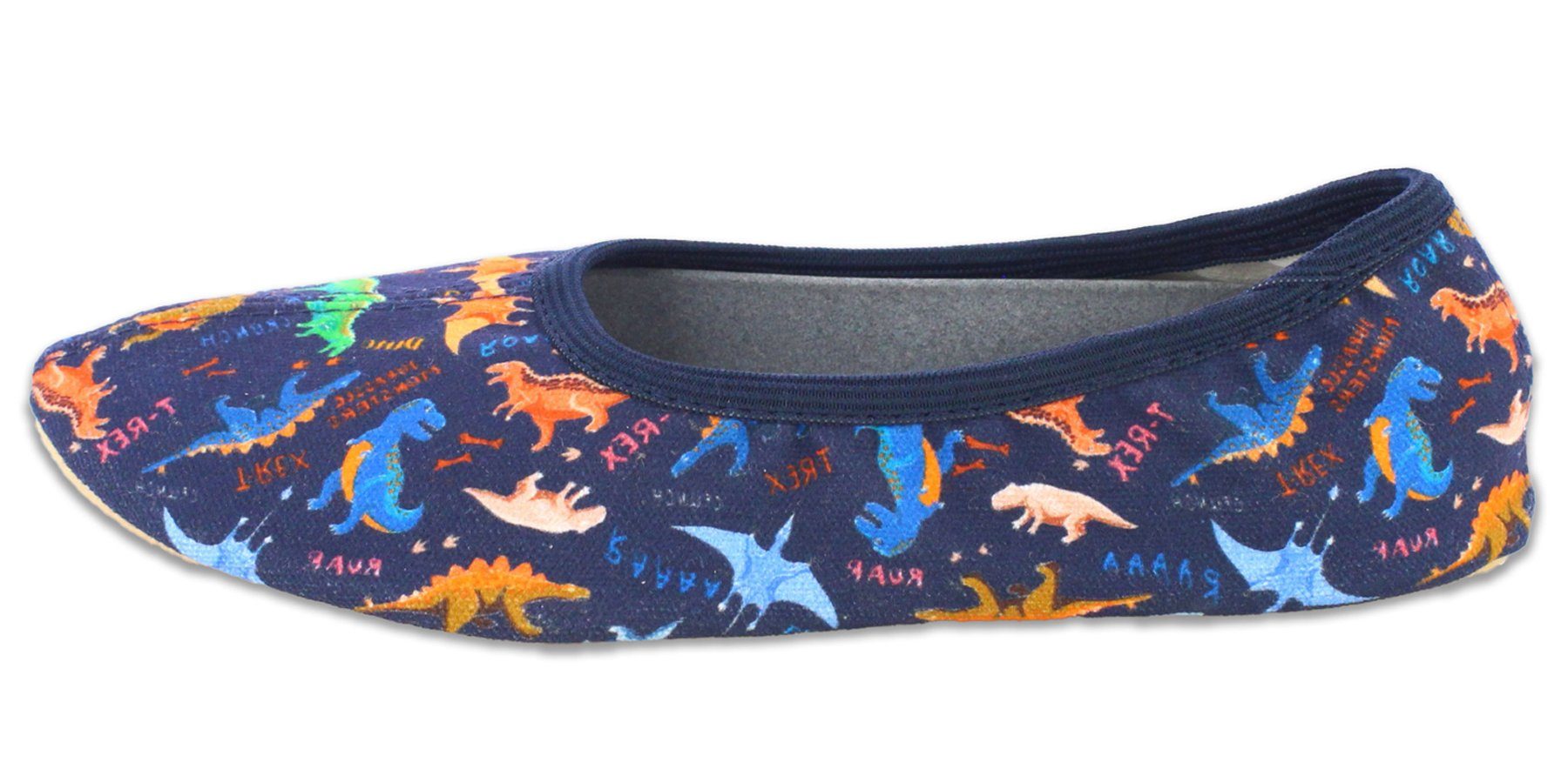 Beck Schläppchen Dinosaurier Gymnastikschuh Liebevoll von Hand genäht in Deutschland