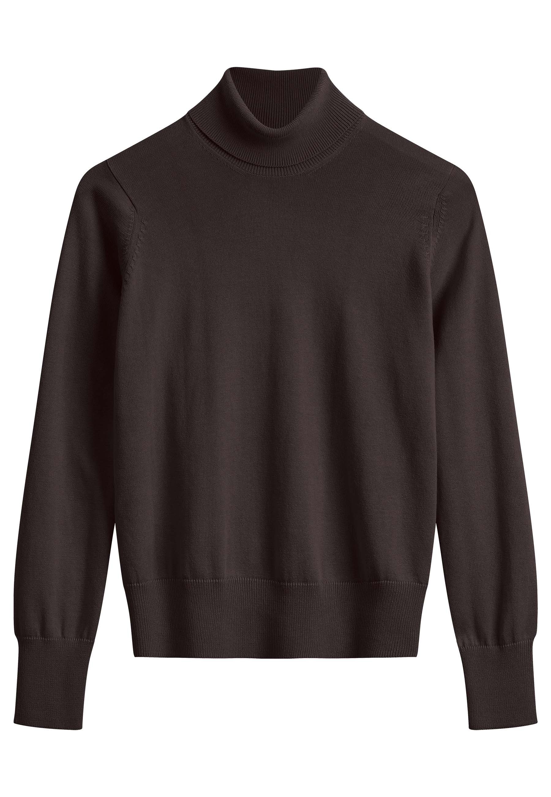 Rollkragenpullover Feinstrick Rollkragenpullover Style MAYURA