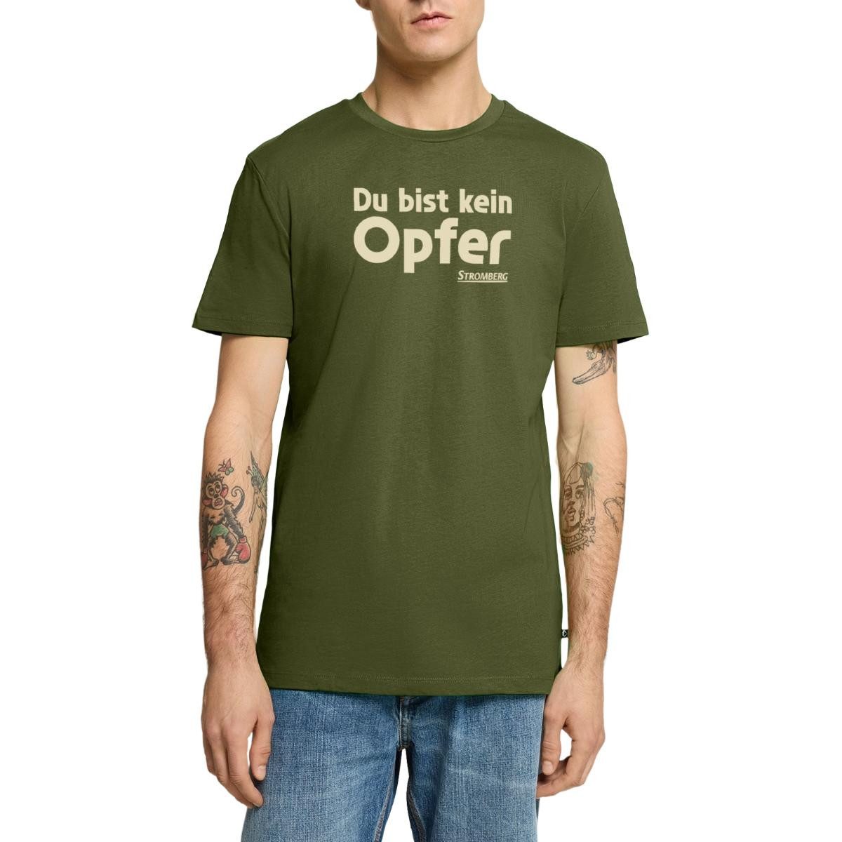 T-Shirt Stromberg Mit Spruch Du Bist Kein Opfer Männer Premium T-Shirt