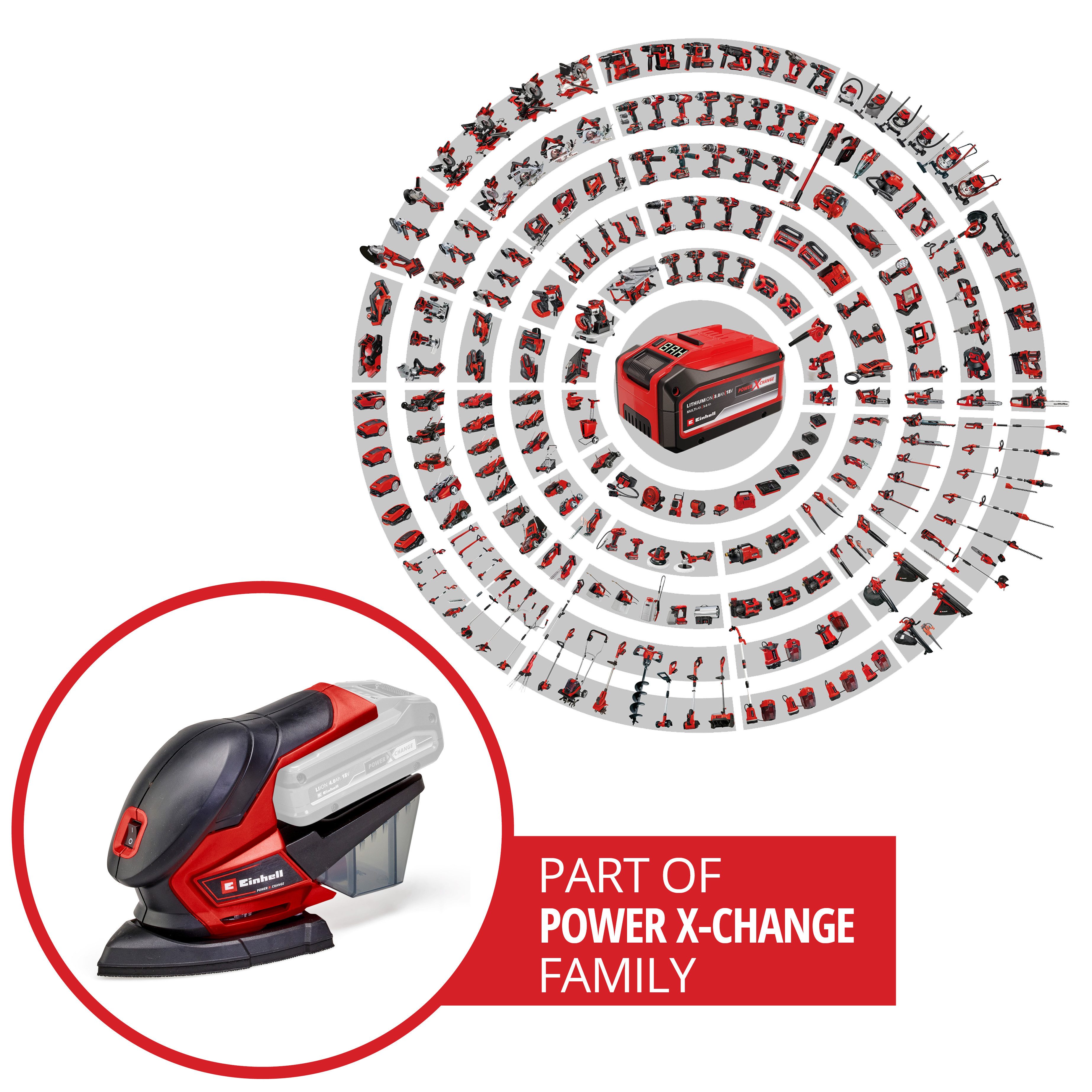 Einhell Akku-Multischleifer TE-OS 18/150 Li Solo, 24000 U/min, ohne Akku un günstig online kaufen