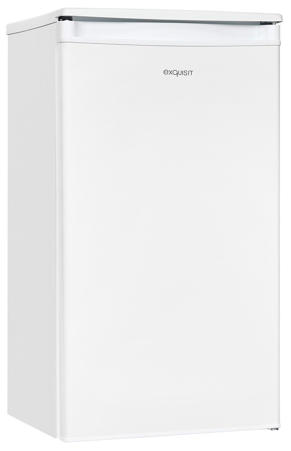 exquisit Kühlschrank weiß 79 L LED-Beleuchtung Gemüsefach EEK: F KS86-0-091F