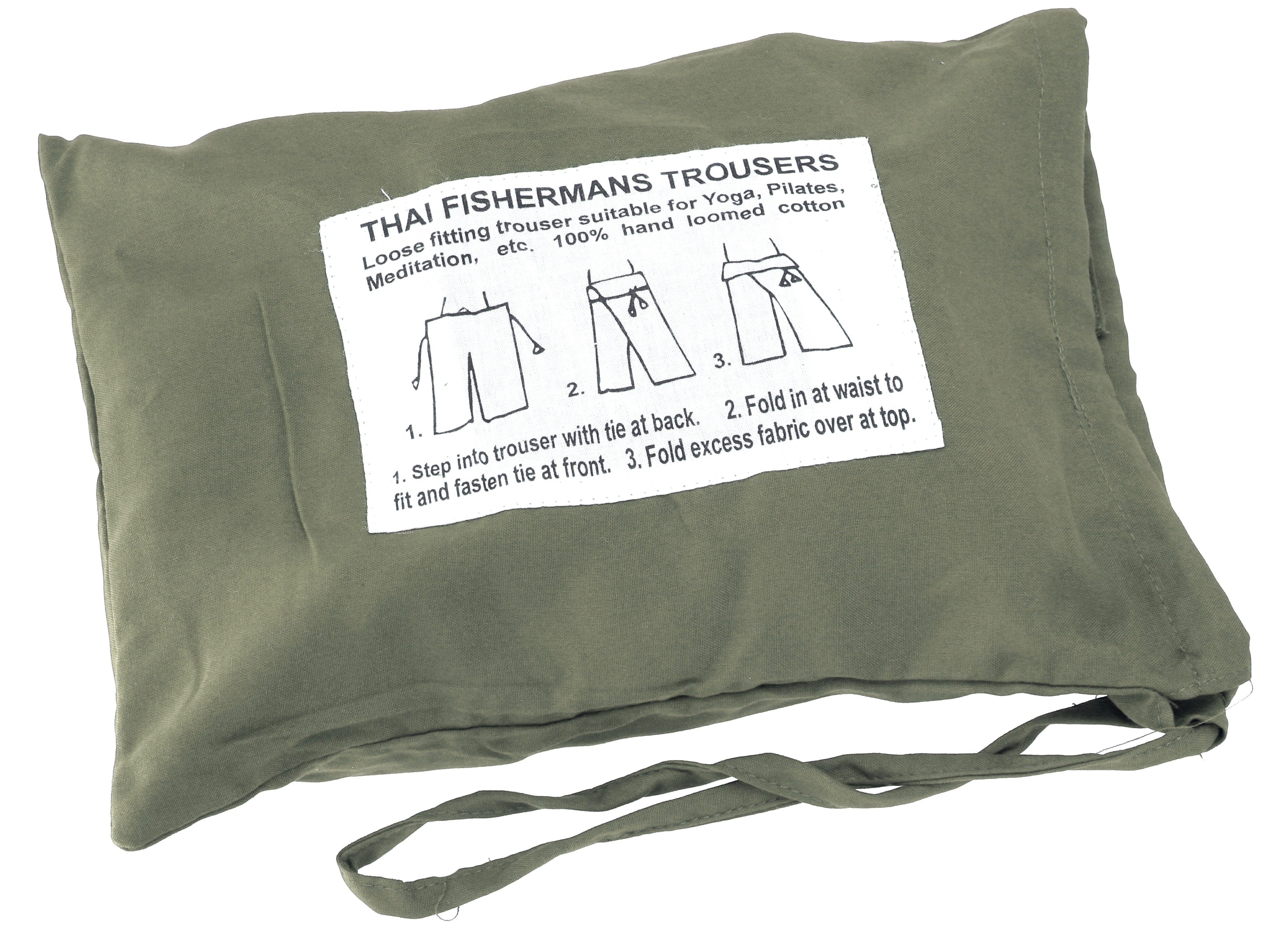 Guru-Shop Relaxhose Fischerhose aus Viskose, Fisherman Pants,.. Ethno Style, alternative Bekleidung