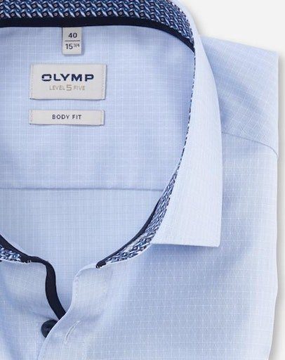 OLYMP Businesshemd 5 bleu Level