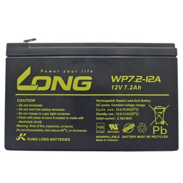 Kung Long APC RBC17 Akku RBC2 als Nachbau Akku von AccuCell mit 12 Volt und 7,2 Akku 7200 mAh (12,0 V)