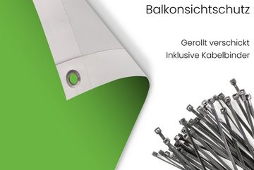 MuchoWow Balkonsichtschutz Grün - Farben - Natur (1-St) Balkonbanner, Sichtschutz für den Balkon, Robustes und wetterfest