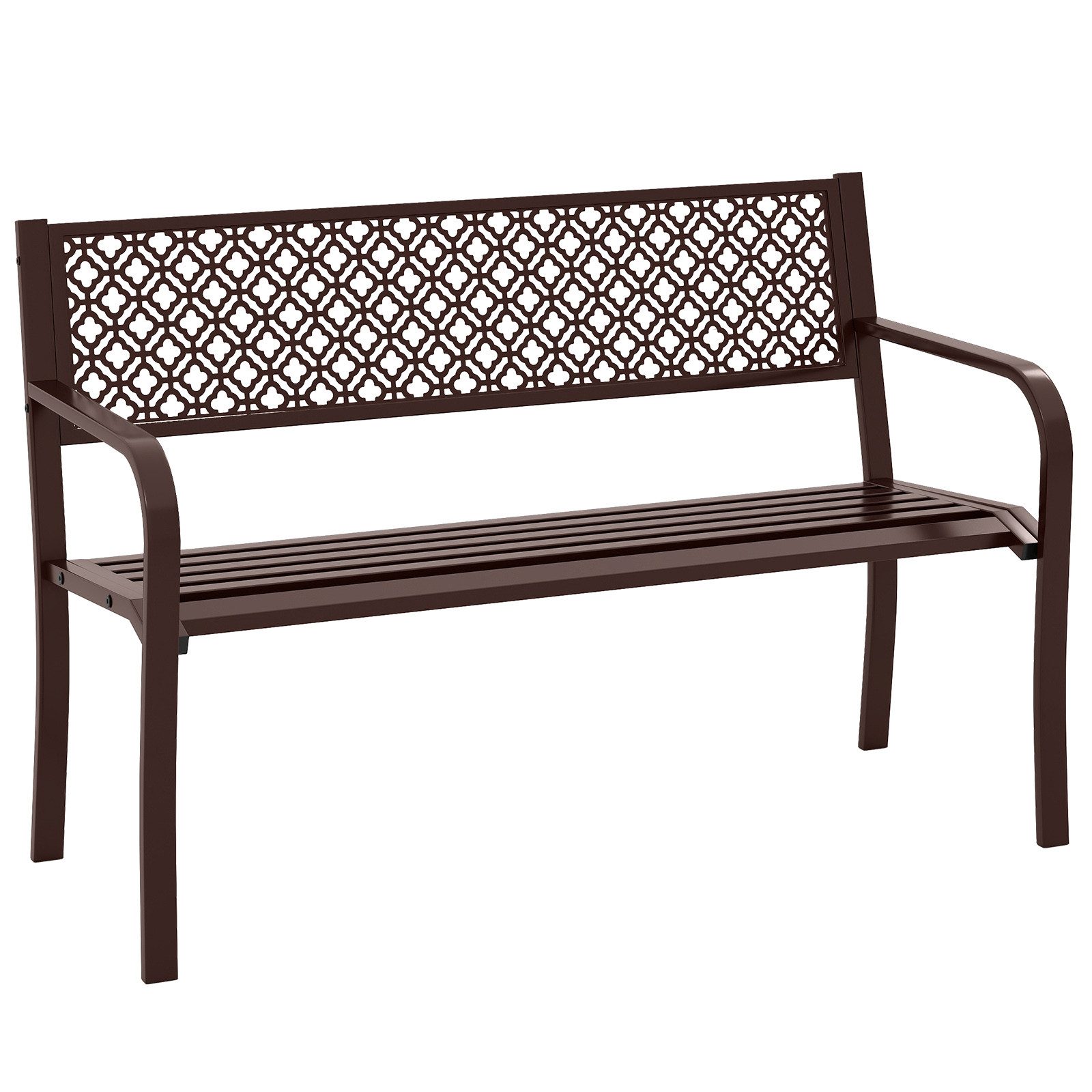 COSTWAY Gartenbank, 127cm Sitzbank für 2-3 günstig online kaufen
