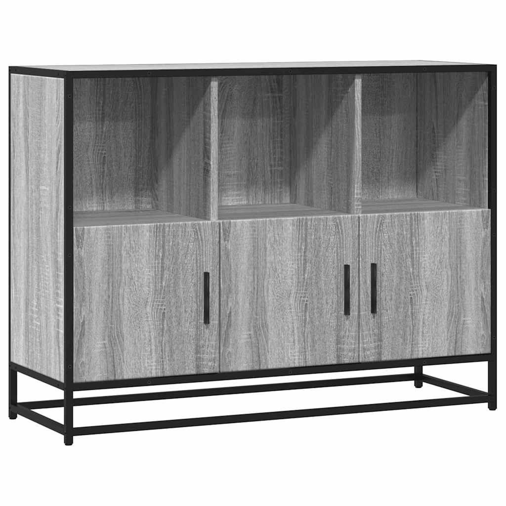 vidaXL Sideboard Sideboard Grau Sonoma 100x35x76 günstig online kaufen