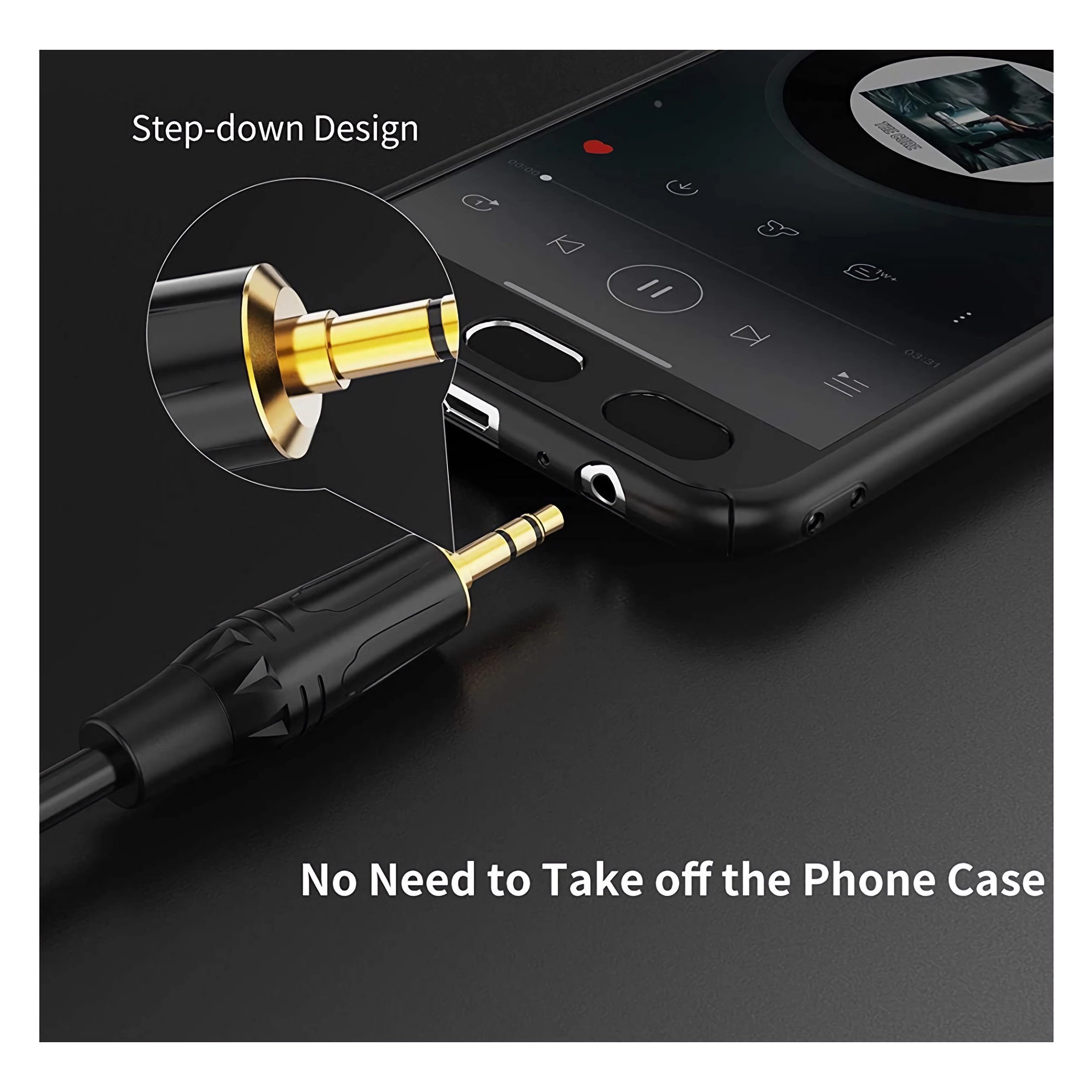 Bolwins O61C 5m Audio Mikrofon Kabel XLR Kupplung AUX IN OUT auf 3,5mm Klinke Audio-Kabel