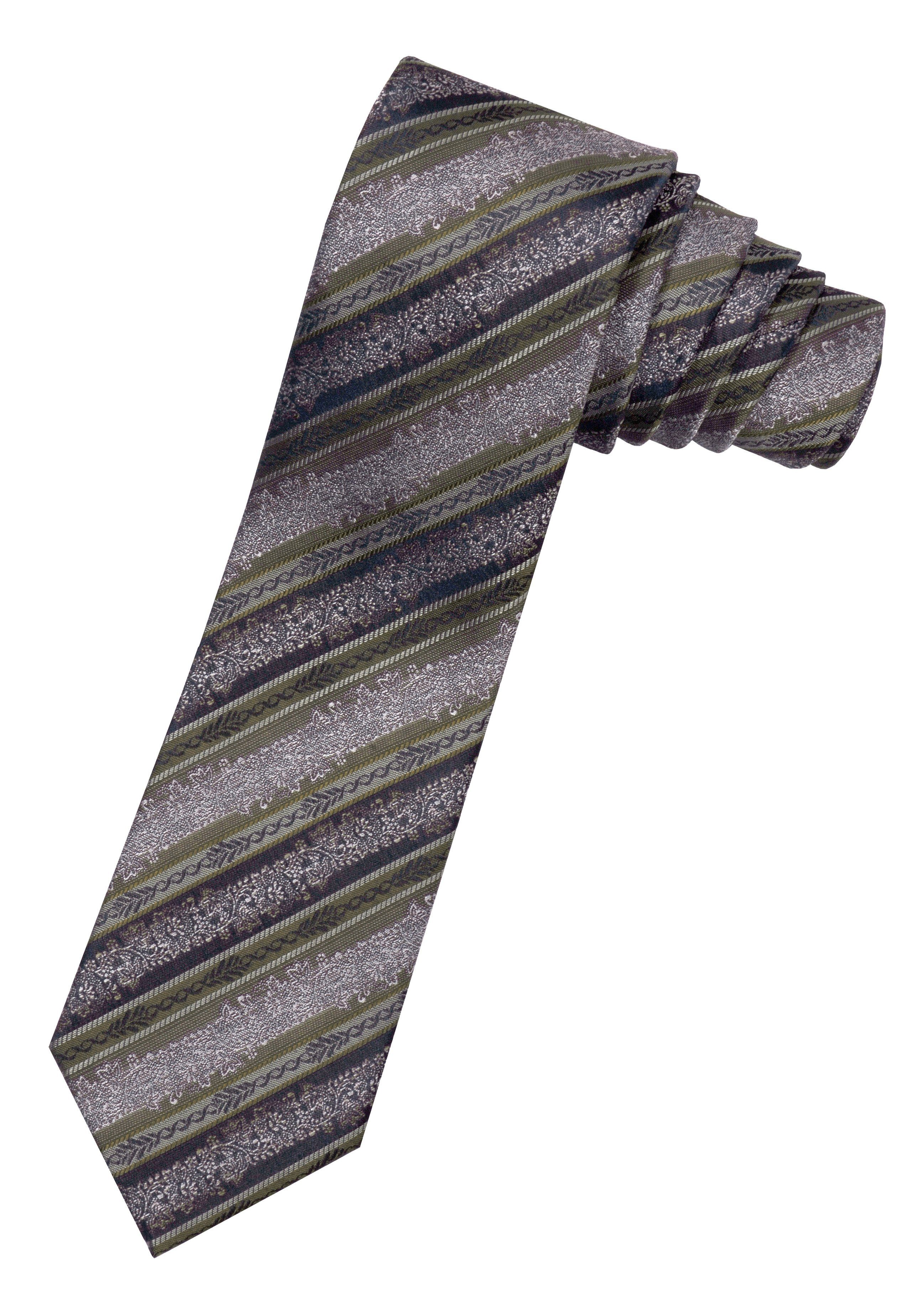 Trachtenkrawatte Krawatte Seiden-Jacquard Seide Herren Seidenkrawatte 100% edler Krawatte Herrenkrawatte Moschen-Bayern Braun-Grün Wiener