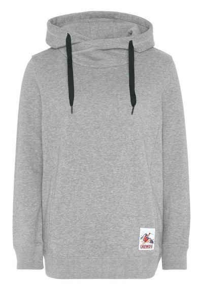 Chiemsee Kapuzensweatjacke Hoodie mit Mountain-Logo-Patch 1