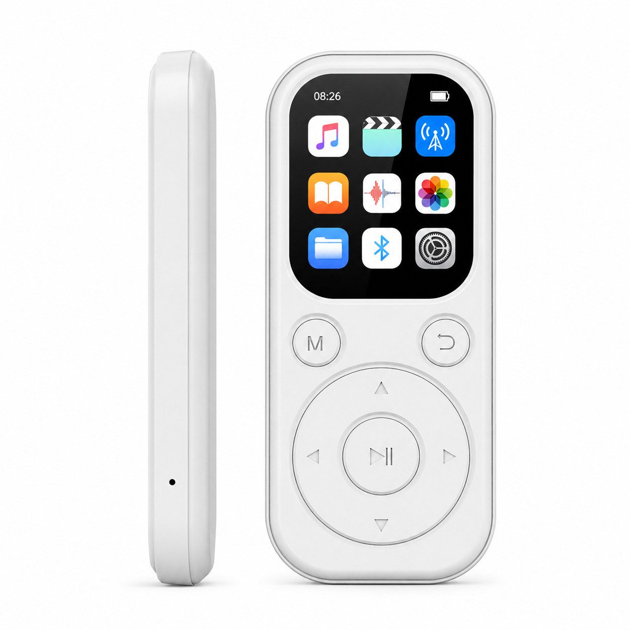 Tekoo MP3-Player 64GB Bluetooth 5.4, 128GB erweiterbar, Recorder & Radio MP3-Player (64 GB, Bluetooth, HiFi Sound, verlustfreie Musik, E-Book-Reader, UKW-Radio)