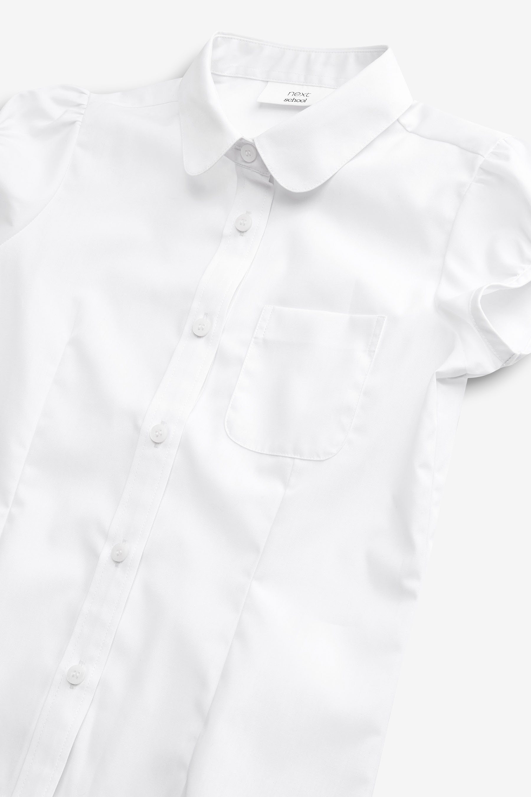 Next Langarmbluse Schulbluse mit Puffärmeln (1-tlg)