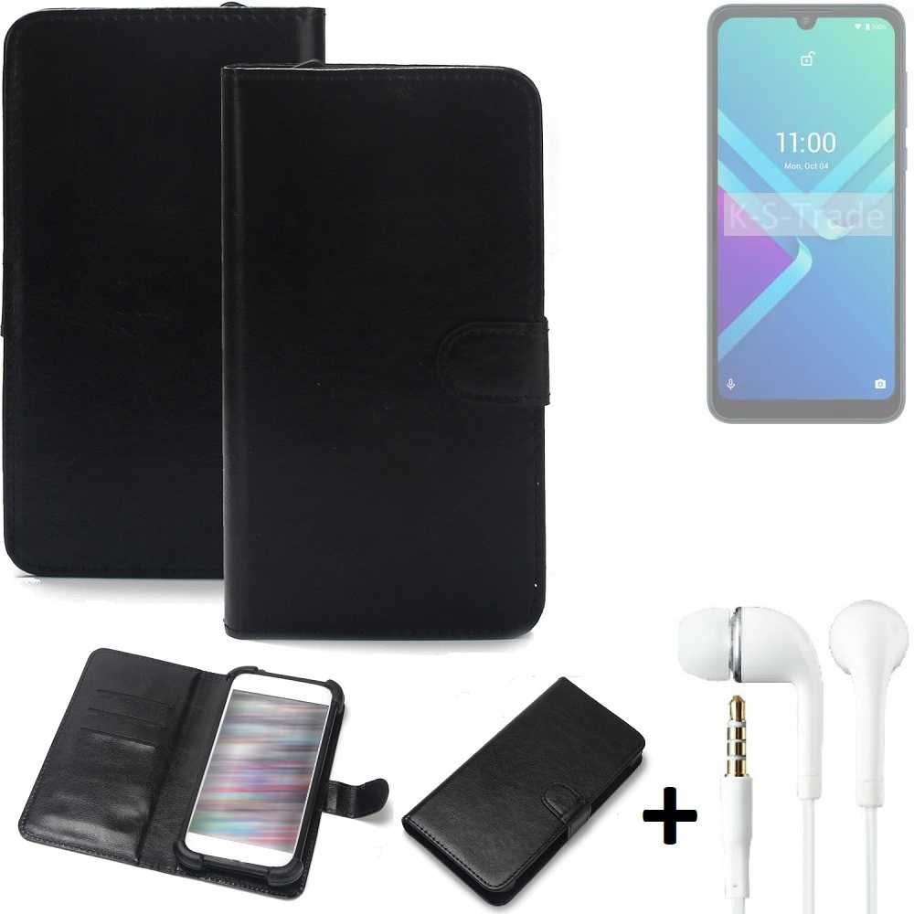 K-S-Trade Handyhülle für Wiko Y82, Wallet Case Handyhülle Schutzhülle Flip cover Flipstyle Tasche