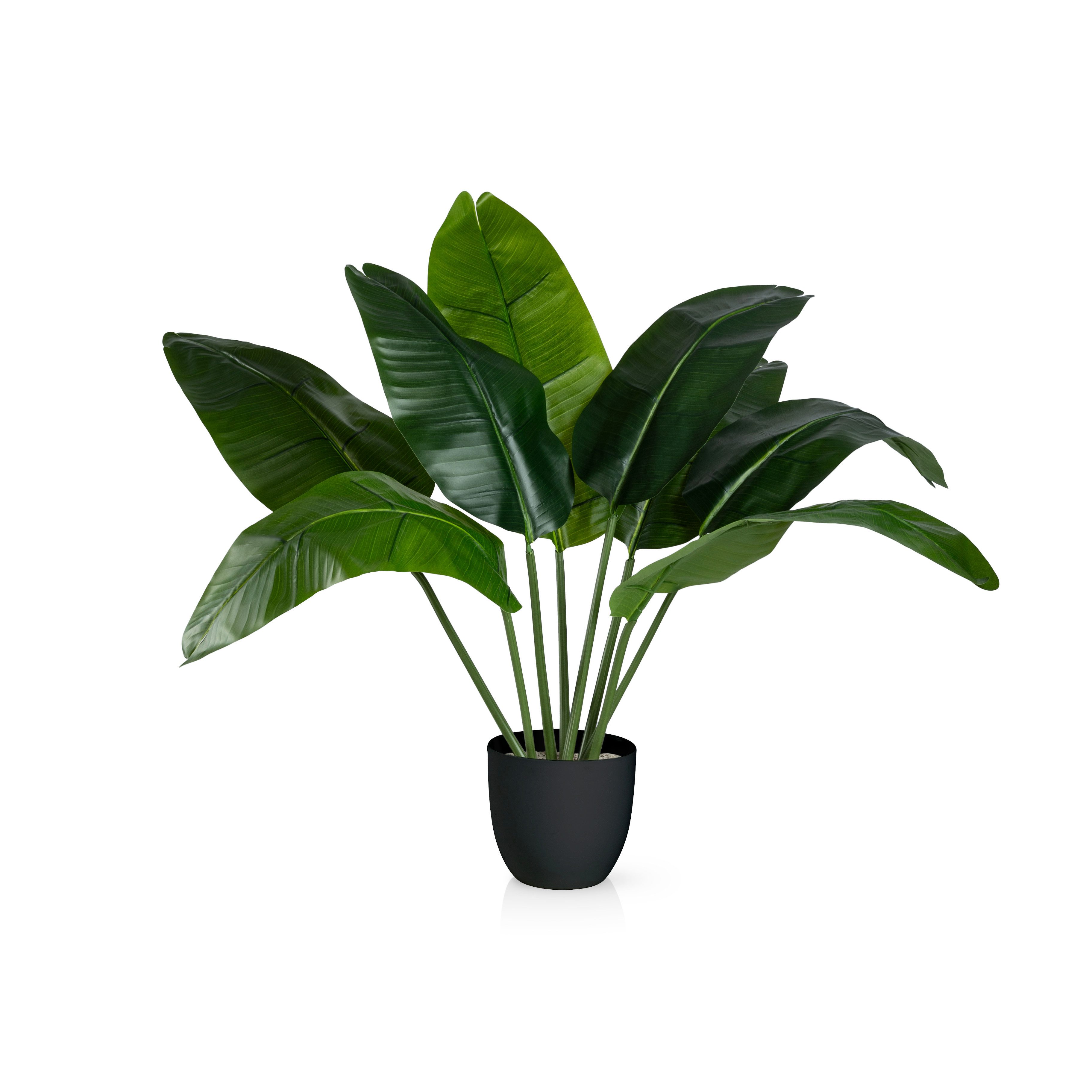 Kunstpalme Künstlicher Bananenbaum mit Topf, Kunstpflanze, Kunstbaum Banane günstig online kaufen