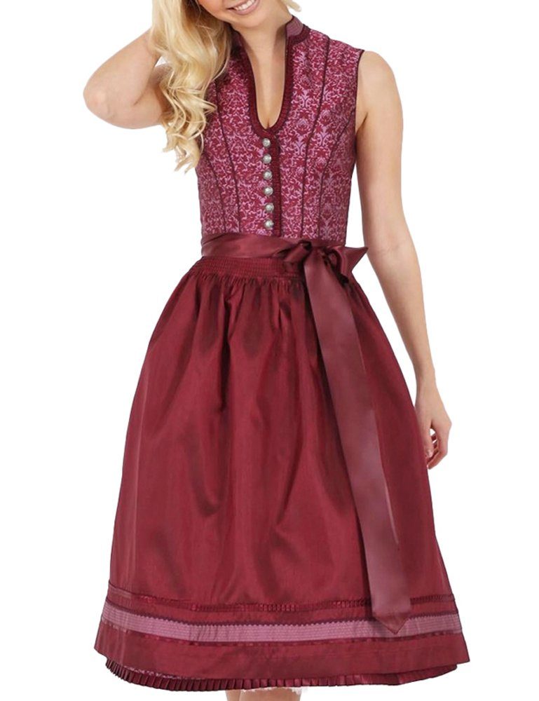 Krüger Madl Dirndl Krüger Collection Dirndl Sabrina 17967 - Bordeaux