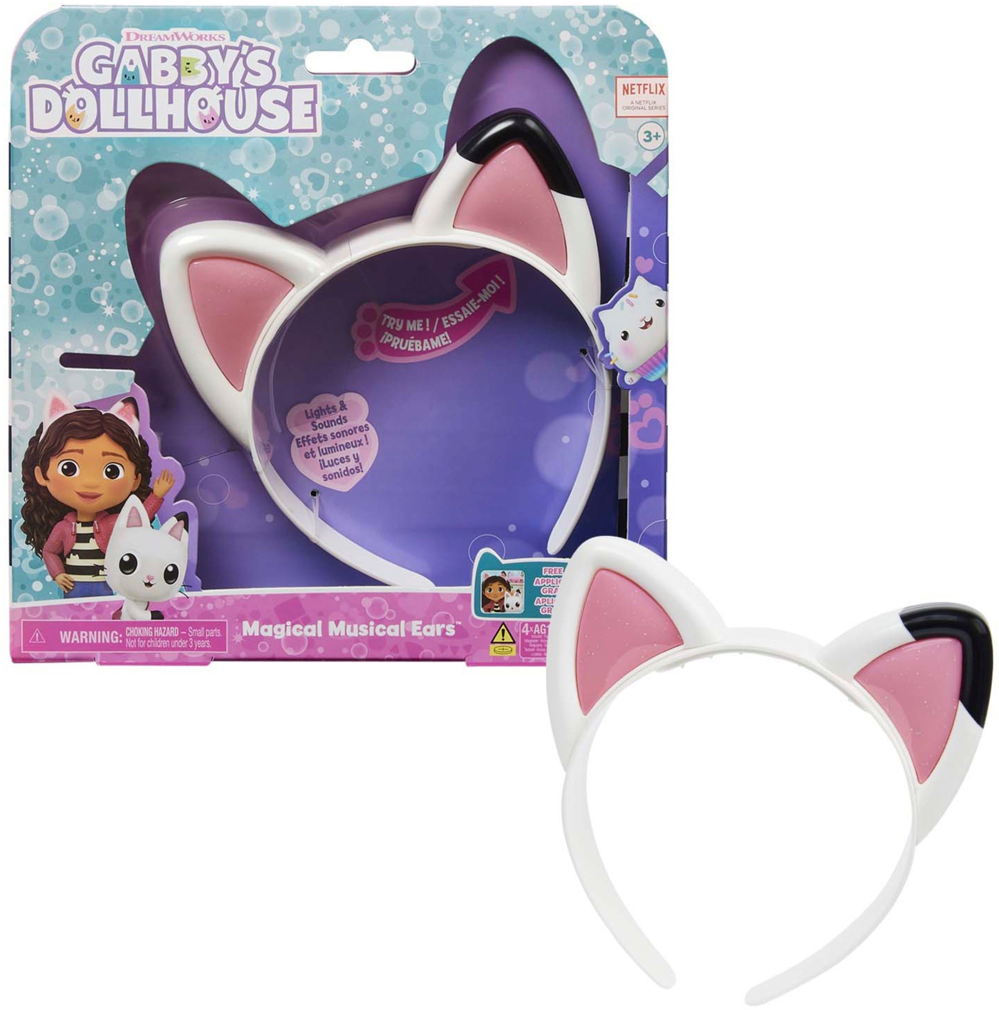 Spin Master Kreativset Gabby's Dollhouse – Gabby's Magical Music Ears (Haarreifen), mit Licht und Sound