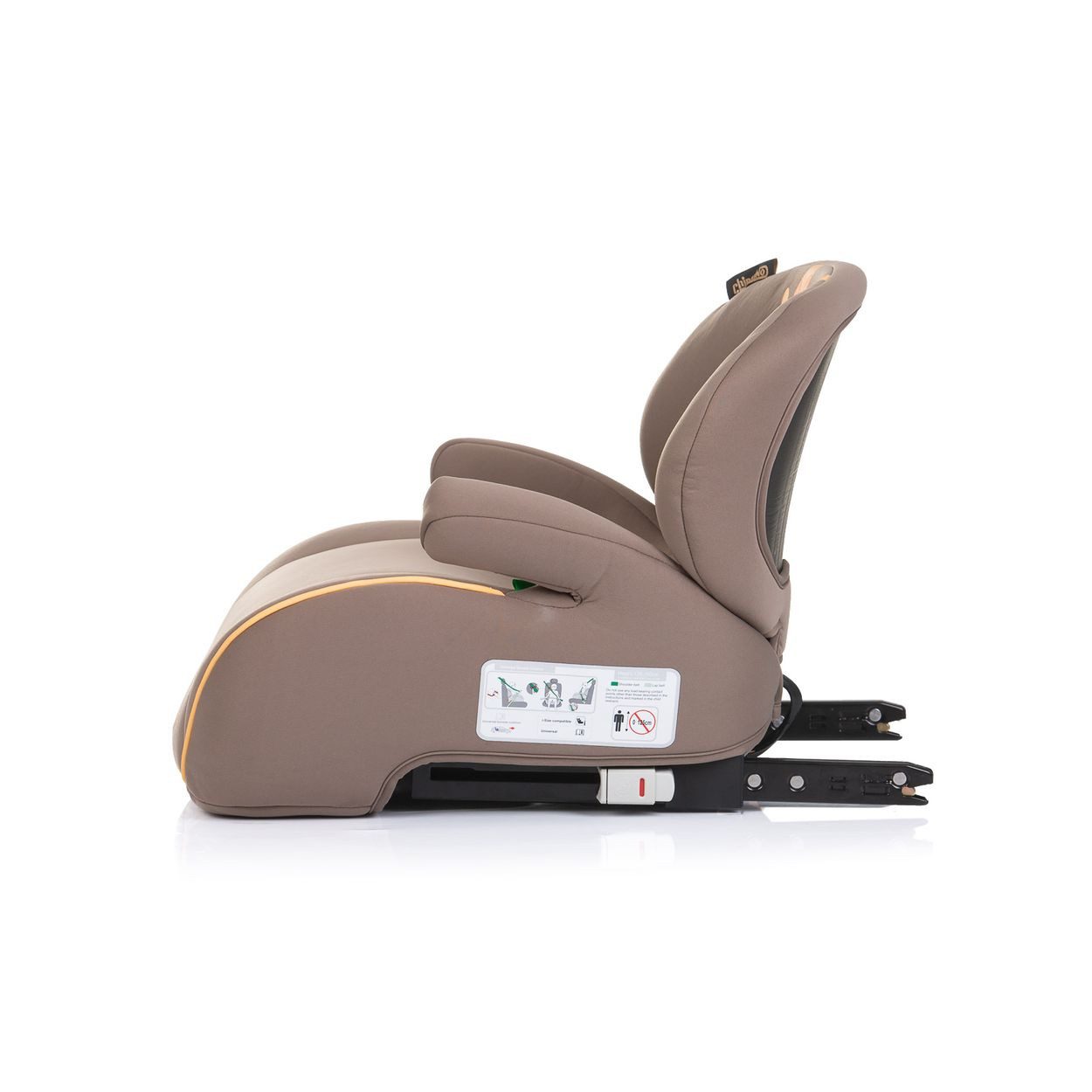 Chipolino Kindersitzerhöhung Sonic Isofix 125-150 cm, ab: 6, bis: 12, i-Size, Kindersitz, Armlehne, Sitzerhöhung der Gruppe 3 (22 - 36 kg) – Bild 4 von 4