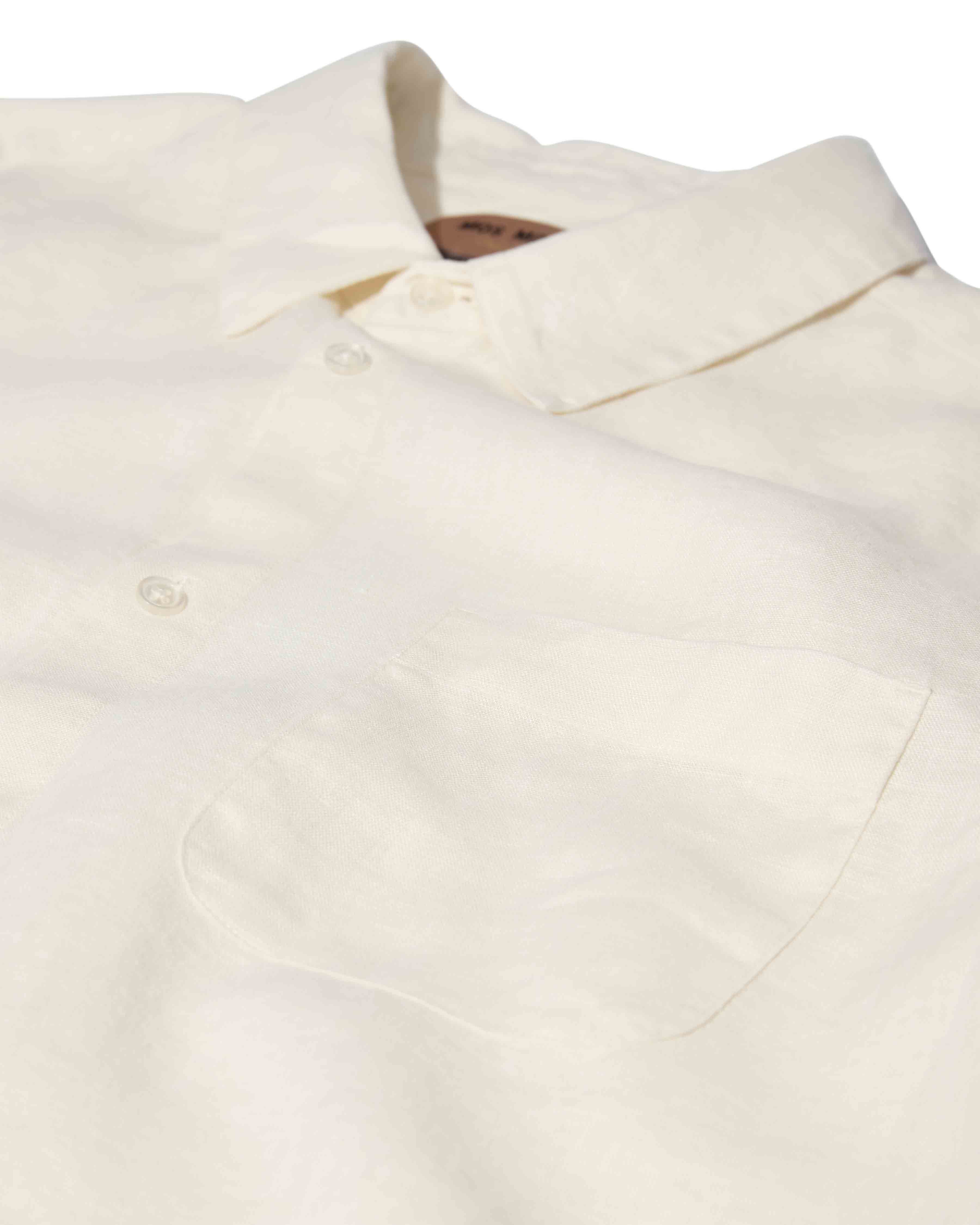 Mos Mosh Kurzarmhemd MMGTheo Linen SS Shirt