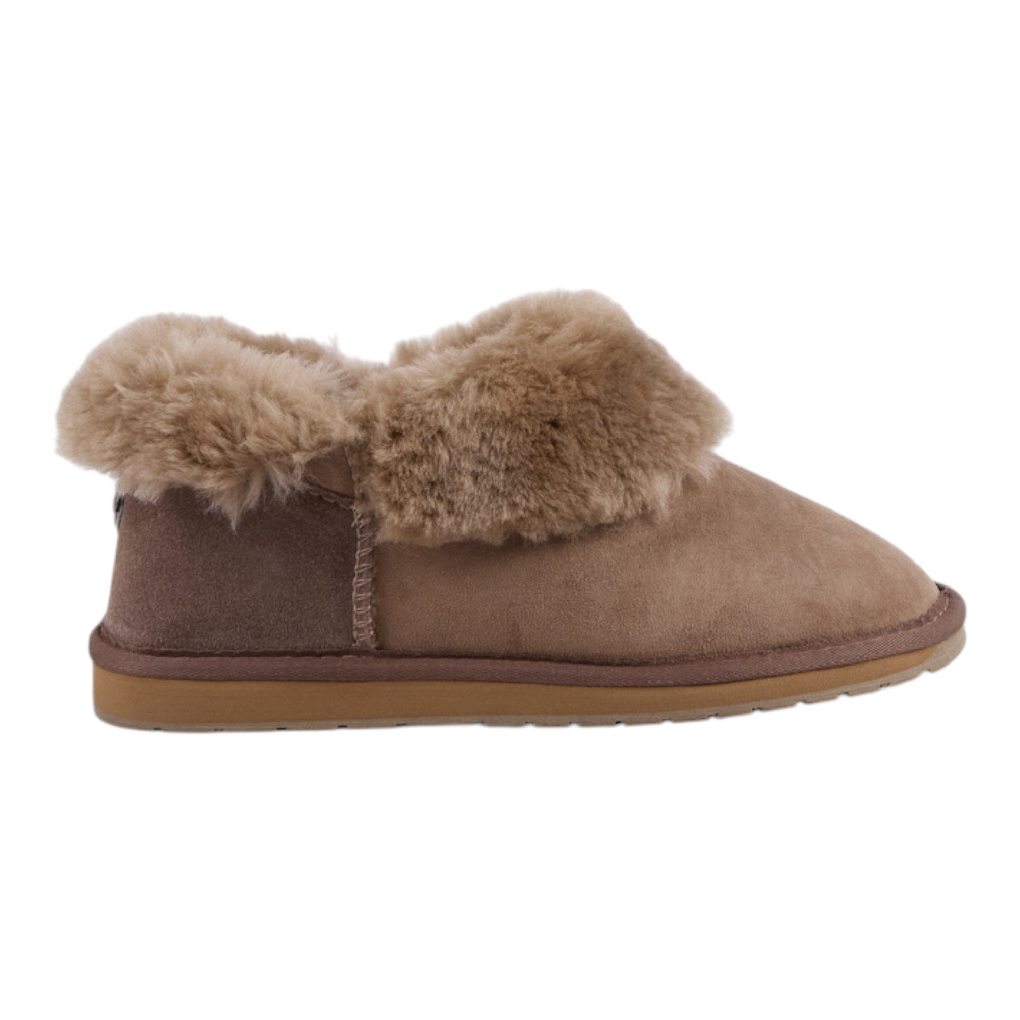 Emu Australia Platinum Mintaro (Schafsleder, Lammfell) mushroom braun Damen Hausschuh