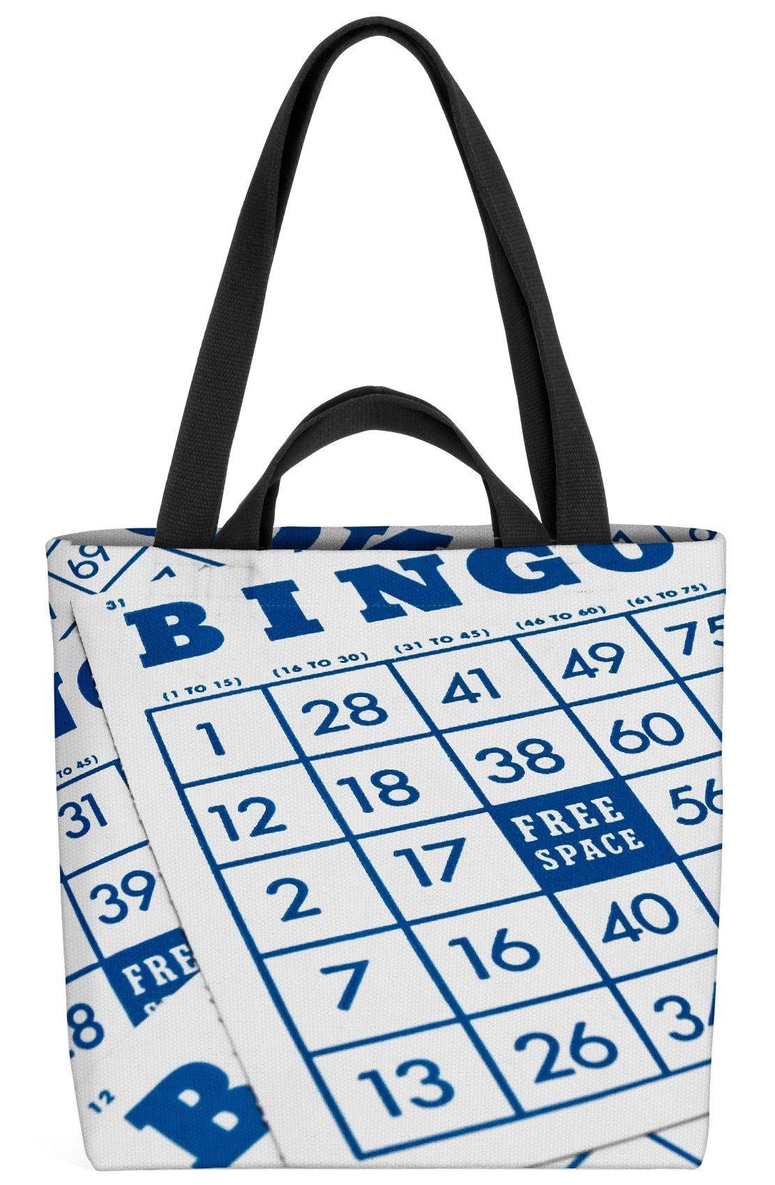 Oma Glücksspiel Karte Bingo Spiel R Henkeltasche (1-tlg), Bingo Spiel Brett Spiel Karte VOID Opa